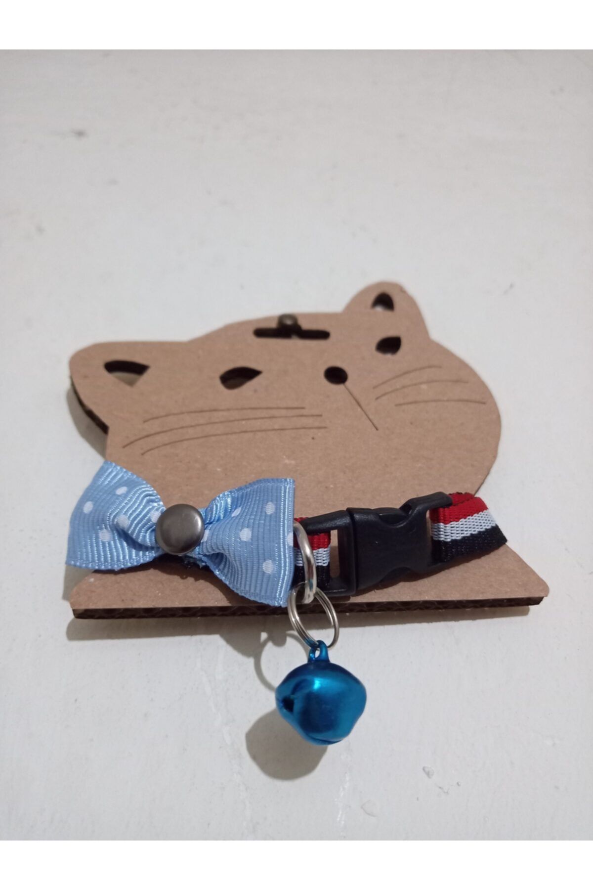 Albayrak Pet Accessories Kedi Boyun Tasması, Papyonlu Ve Zilli, 1cm Eninde