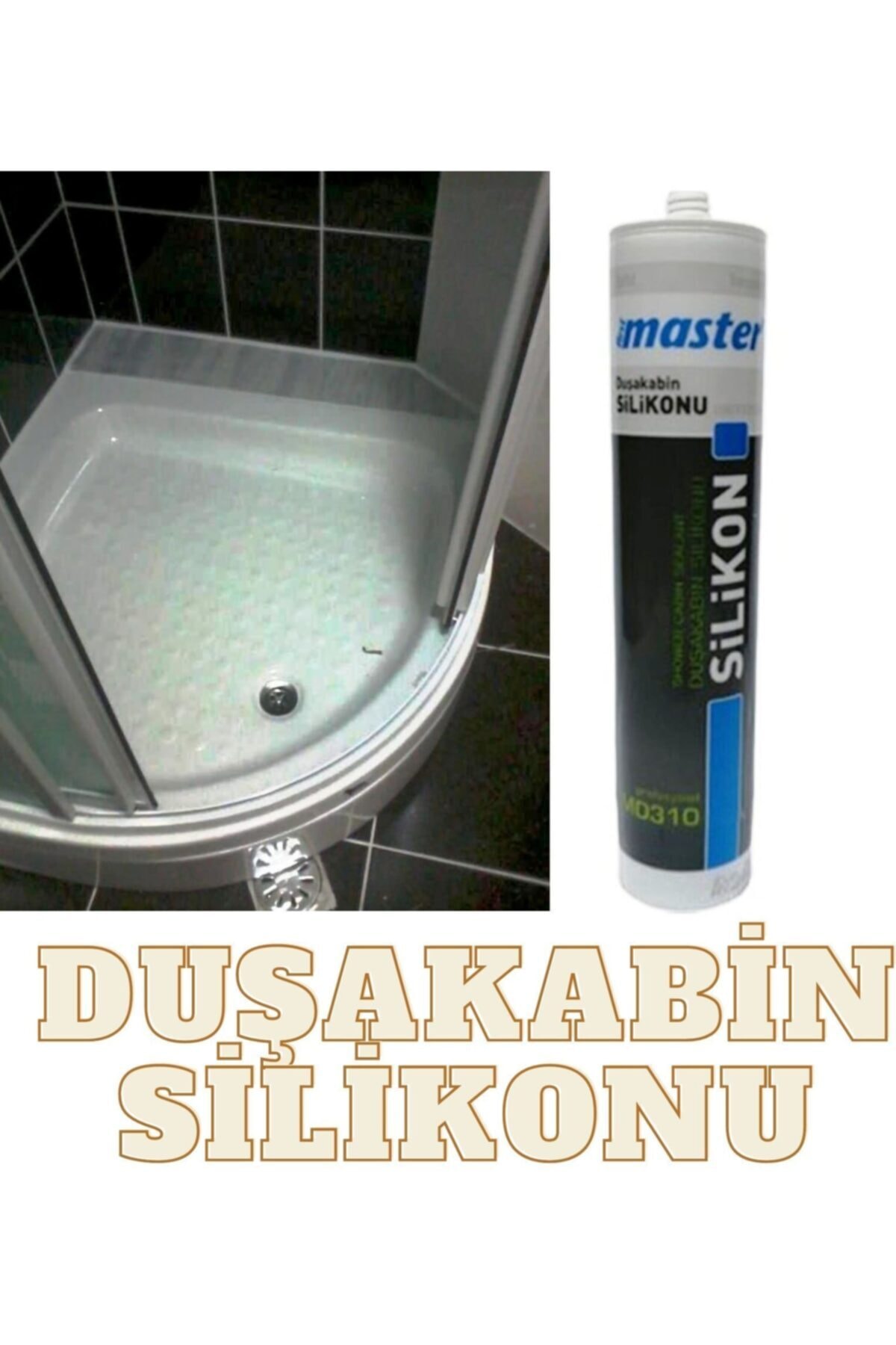 Master Duşakabin Sızdırmazlık Silikonu 310ml - 330gr