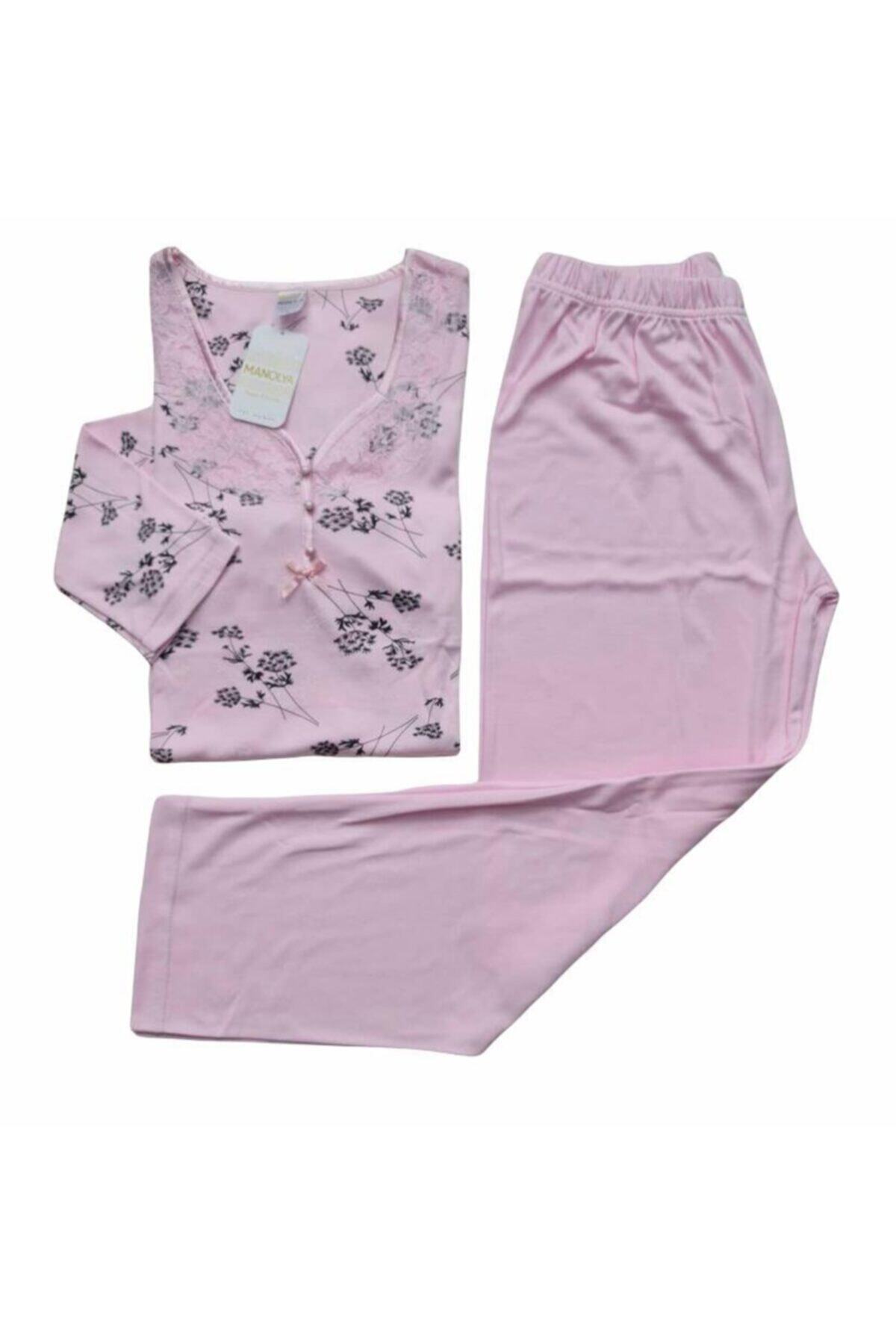 Manolya Pamuklu Pijama Takımı 17311