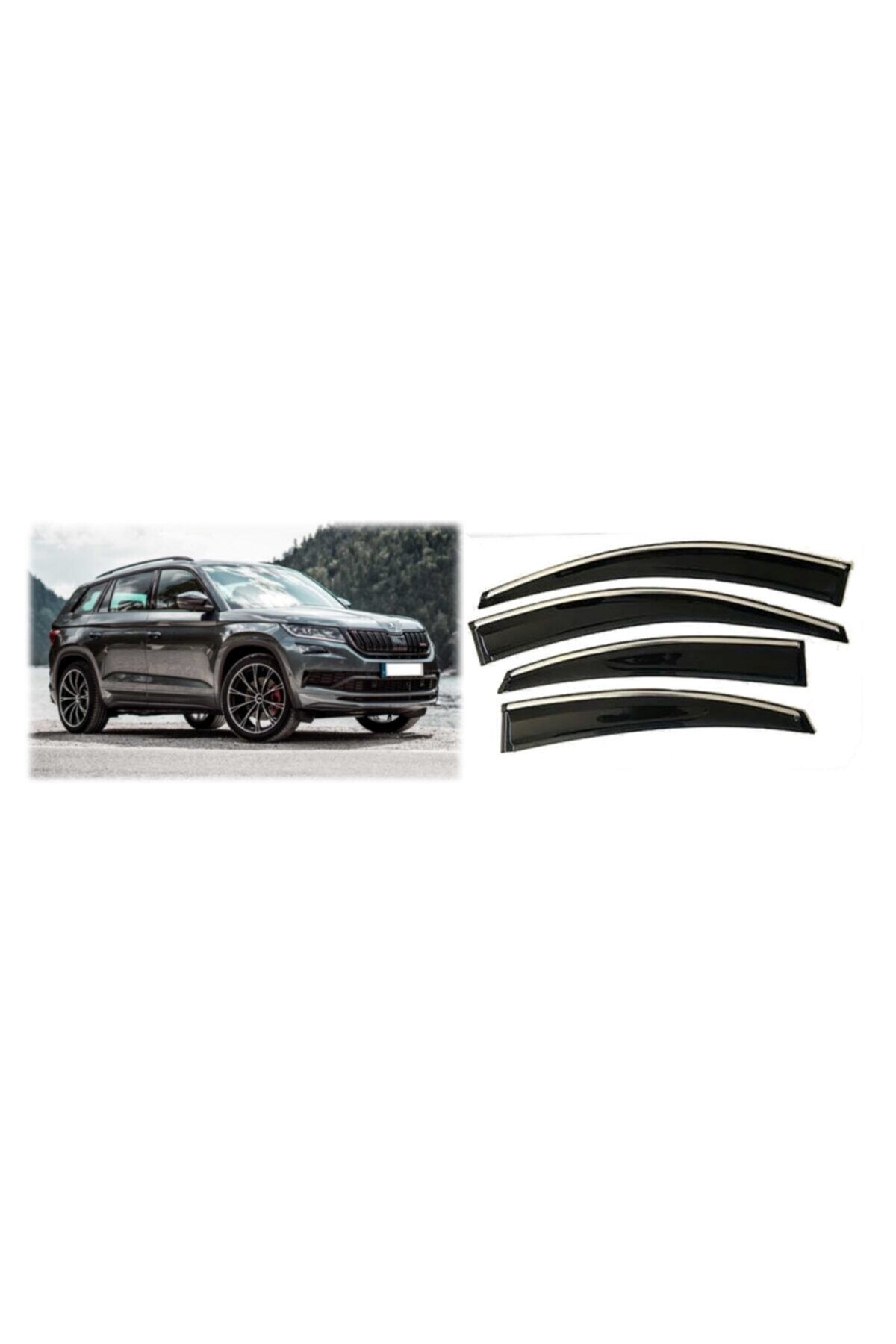 MF OTO TUNİNG Skoda Kadıaq Ithal Krom Cam Rüzgarlık
