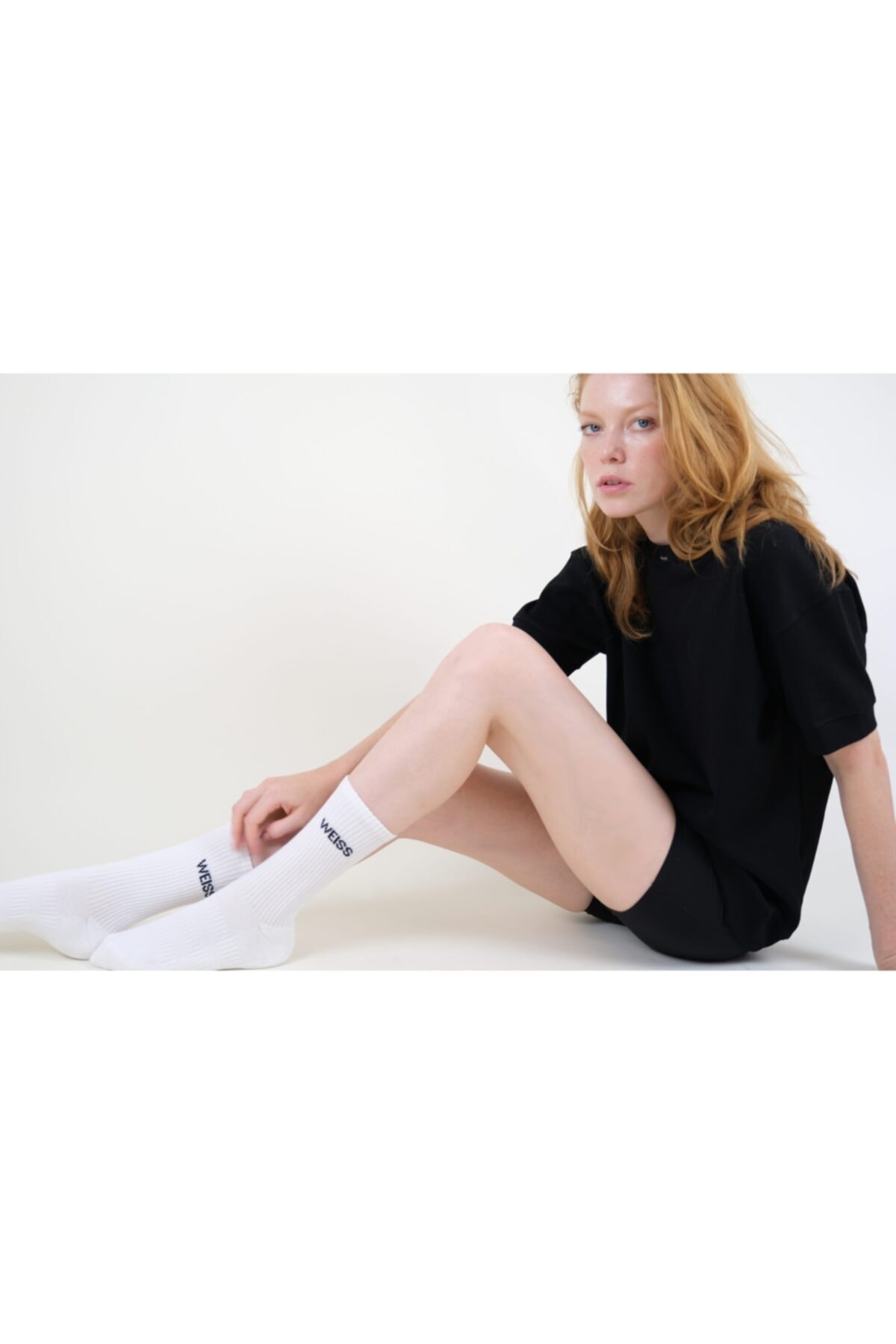 Weiss Wear Unisex Beyaz Socks