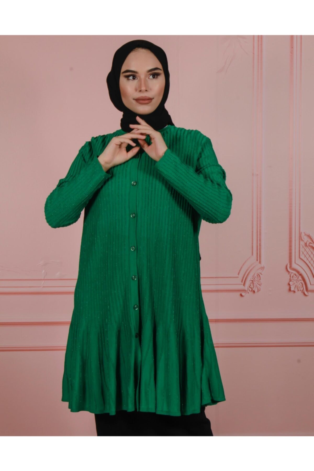 Nuss 918 Simli Hırka Benetton