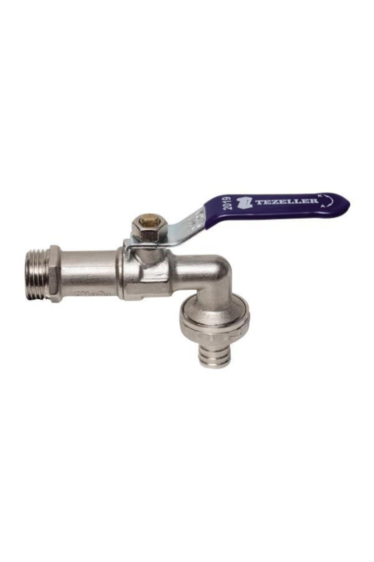 TEZELLER 1/2-3/4 Kelebek Küresel Bahçe Musluğu