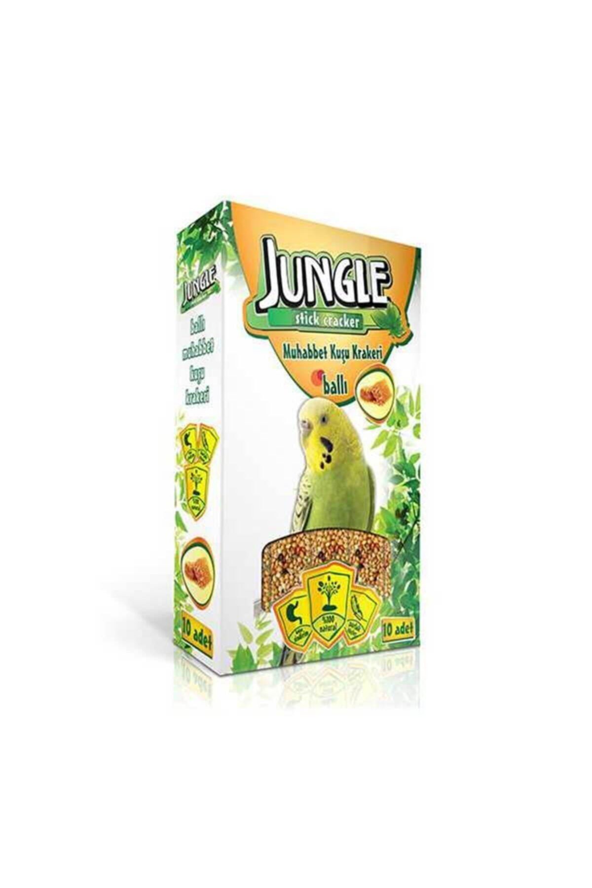 Jungle Ballı Muhabbet Kuşu Krakeri 10’lu