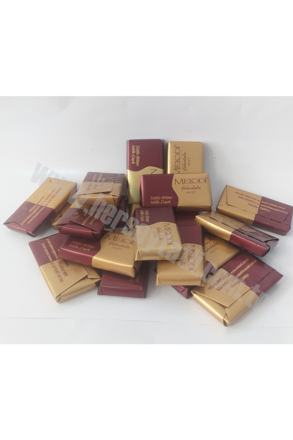MELODY Melodi Diva Resital Sütlü-bitter Ikiz Çikolata 500 Gr.- Ikramlık Çikolata