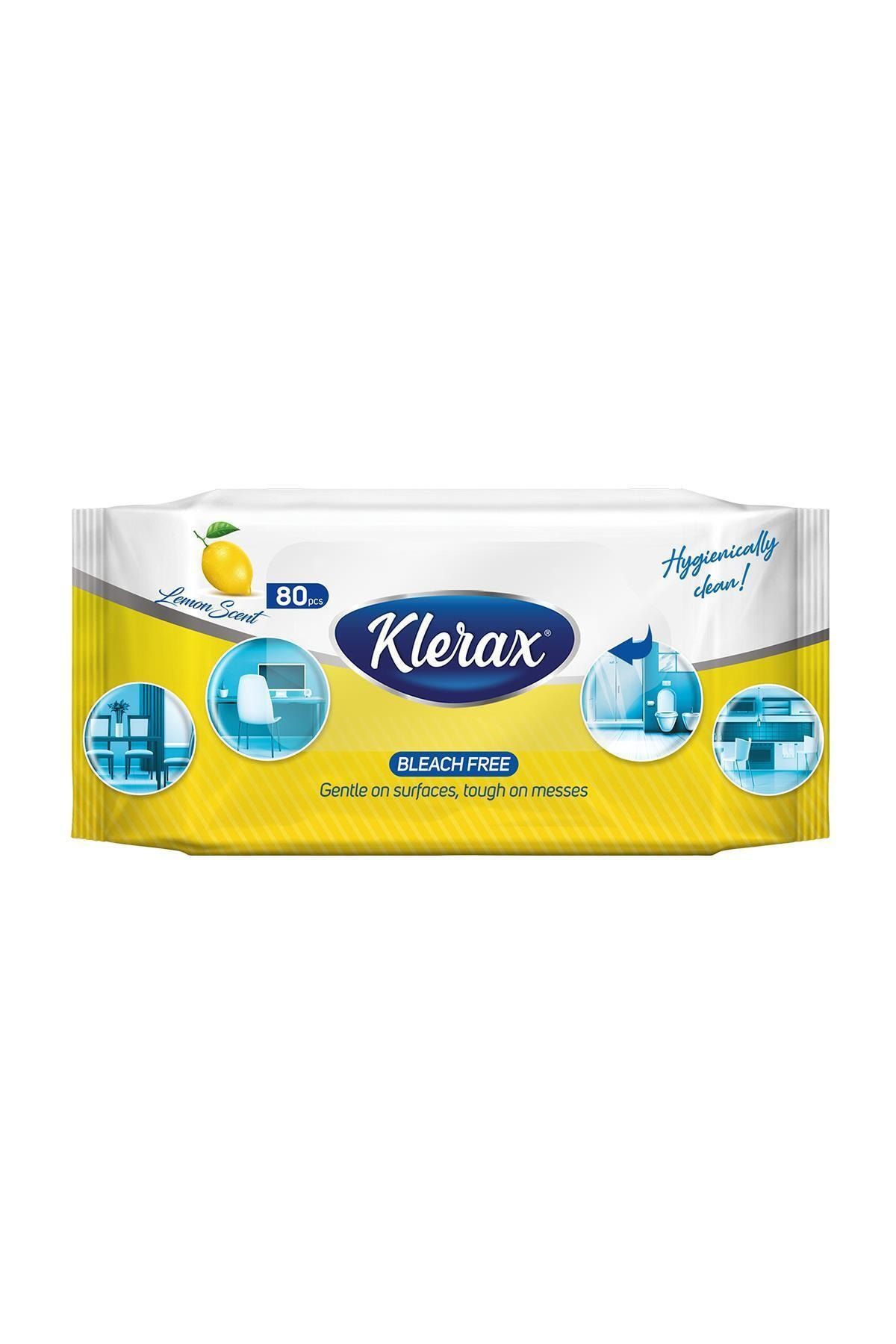 Klerax Banyo Tuvalet Ve Mutfak Temizleme Mendili 80 Yaprak