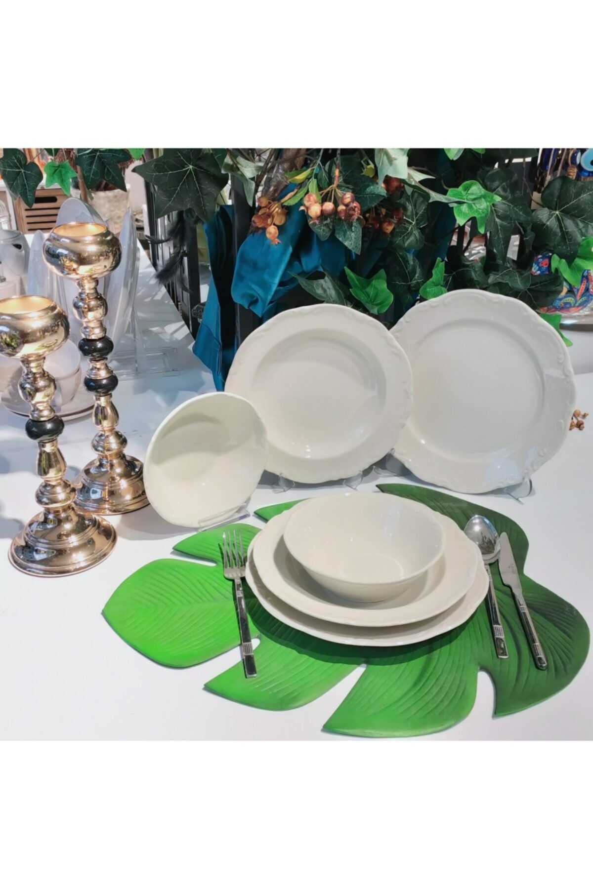 Limboda Porselen 6 Kişilik Günlük Yemek Takımı-mitterteich San Marco Pearl
