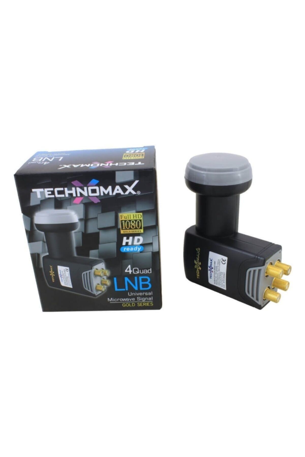 Mbois Technomax Çanak Uydu 4'lü Lnb Gold Seri Hd
