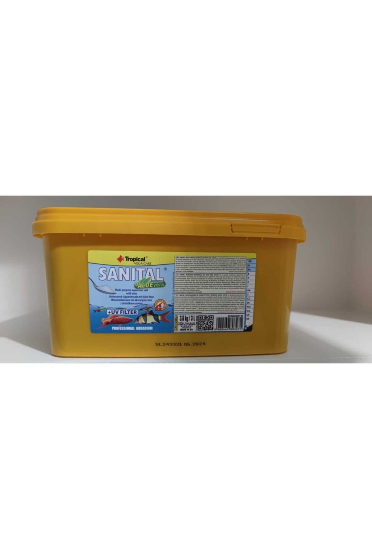 Tropical Sanital Aloe Vera Akvaryum Tuzu 3600 gr