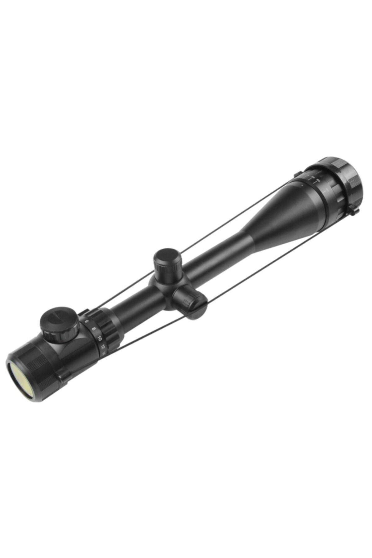 OZCMAX Yüksek Kaliteli 6-24x50 Aoeg Tüfek Dürbünü Çift Işık Kırmızı,yeşil Kaynaklı Zoomlu (b)