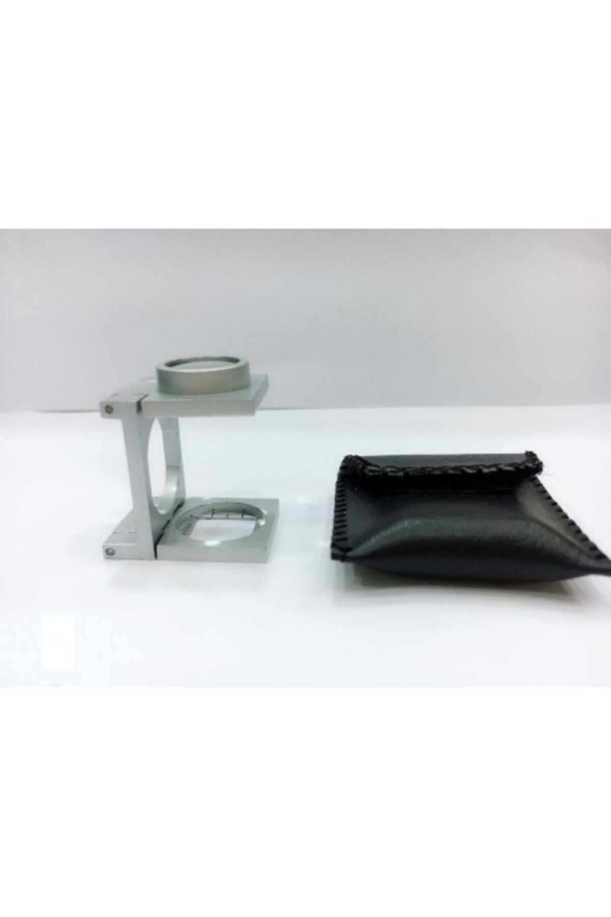 OZCMAX 1cm Full Çelikkaplı Full Çelik Kaplı Katlamalı Büyüteç Th-9008a