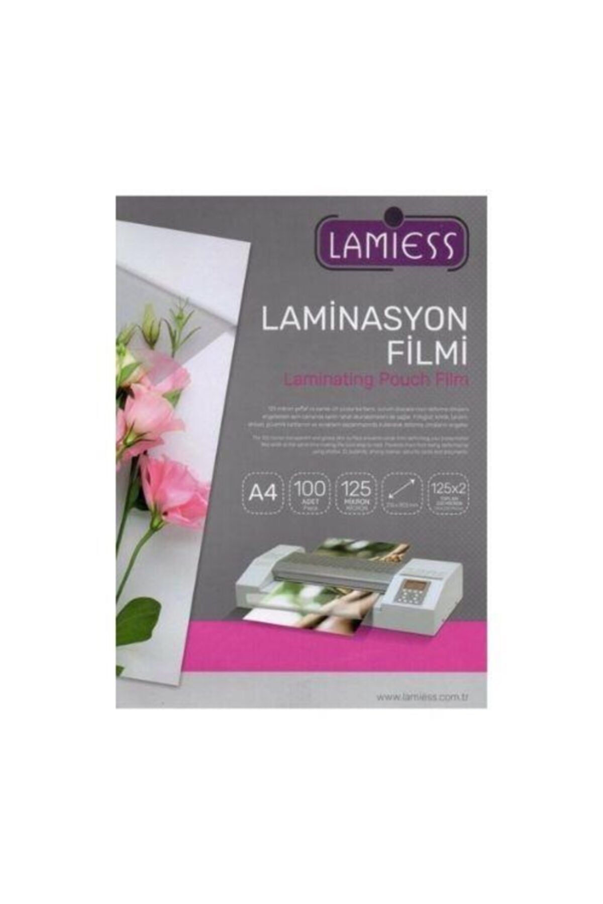 Lamiess A-3 303 X 426 Mm 100 Mıc.polyester Laminasyon Filmi 100'lü