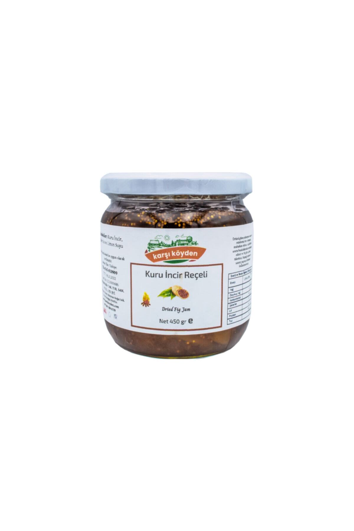 Karşı Köyden Kuru Incir Reçeli (450GR - CAM KAVANOZ)
