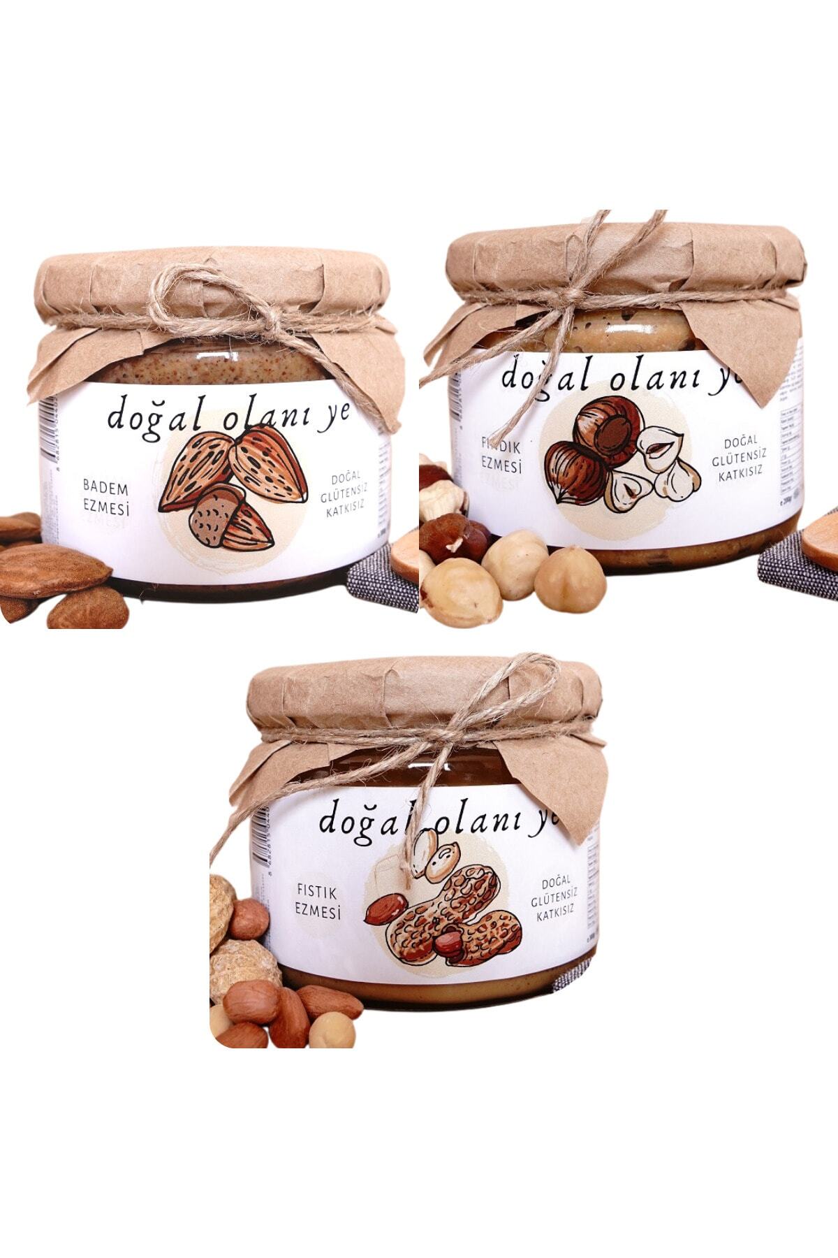 Doğal Olanı Ye 3'lü Sade Ezme Paketi 300gr