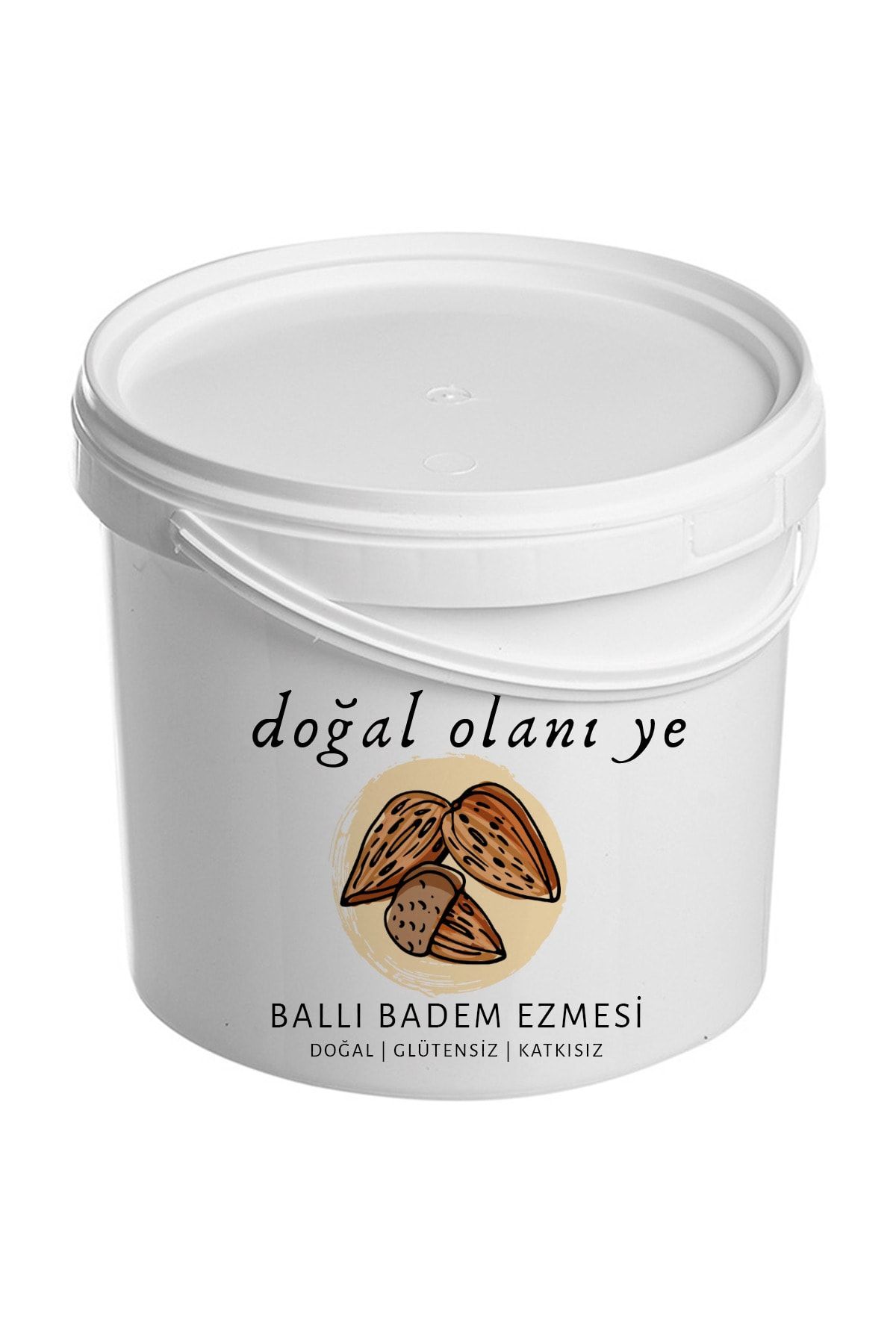 Doğal Olanı Ye Doğal Ballı Badem Ezmesi 1kg