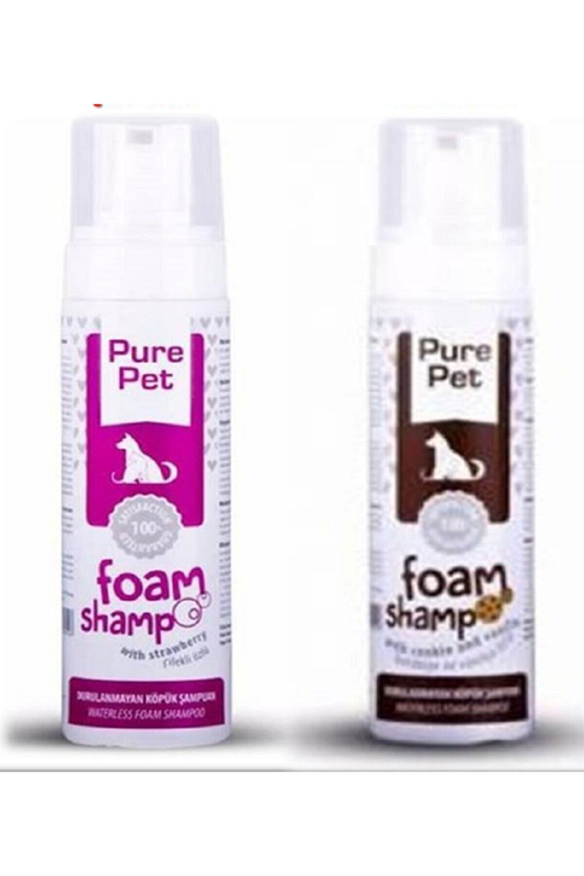 Life Line Pet Foam Shampo Köpük Kedi Köpek Şampuanı 225 ml Çilek Ve Vanilya Kokulu Set
