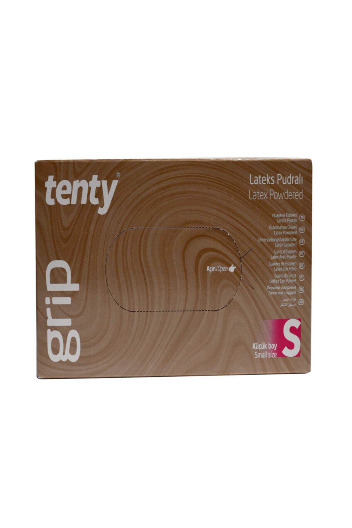 Tenty Small Grip Pudralı Muayene Eldiveni 100 'lü