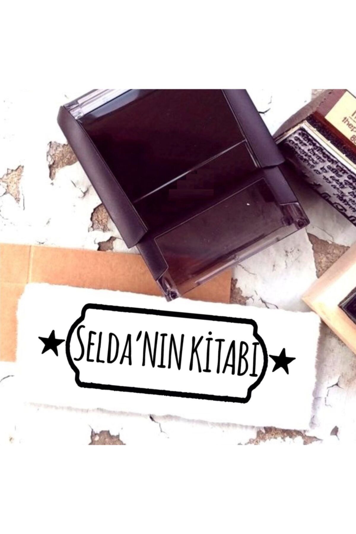 EHediyeci Tasarım Isim Yazılı Kitap Kaşesi -41