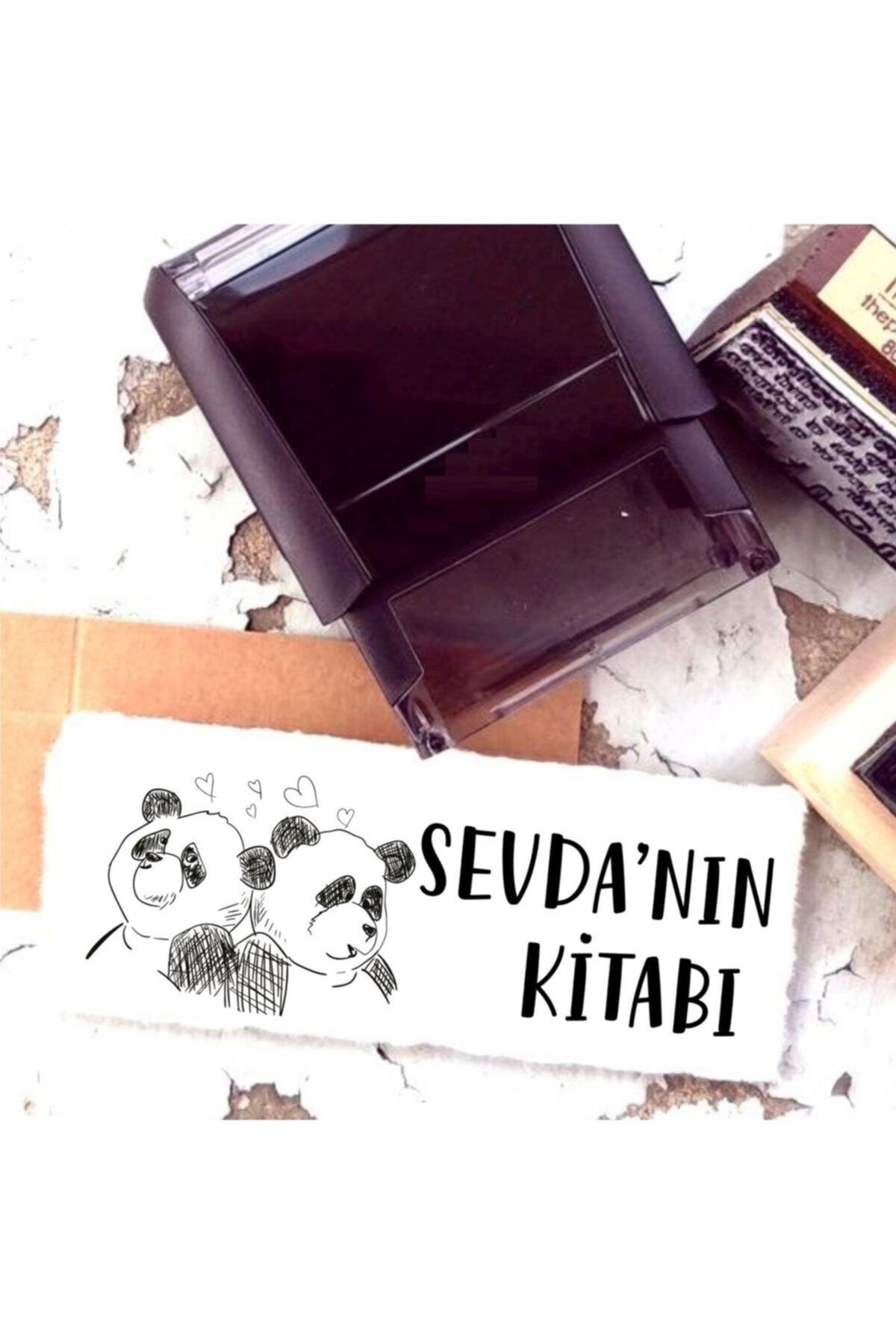 EHediyeci Tasarım Isim Yazılı Kitap Kaşesi -4
