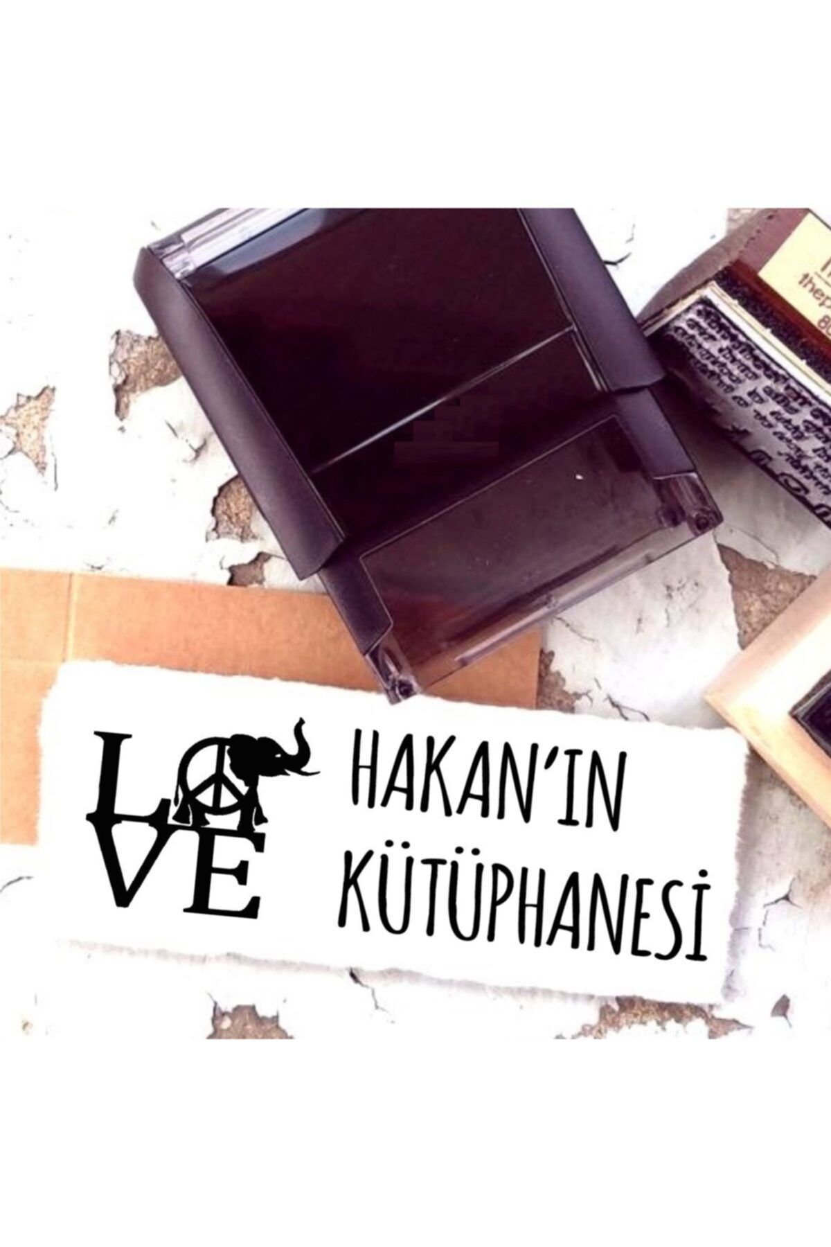 EHediyeci Tasarım Isim Yazılı Kitap Kaşesi -84