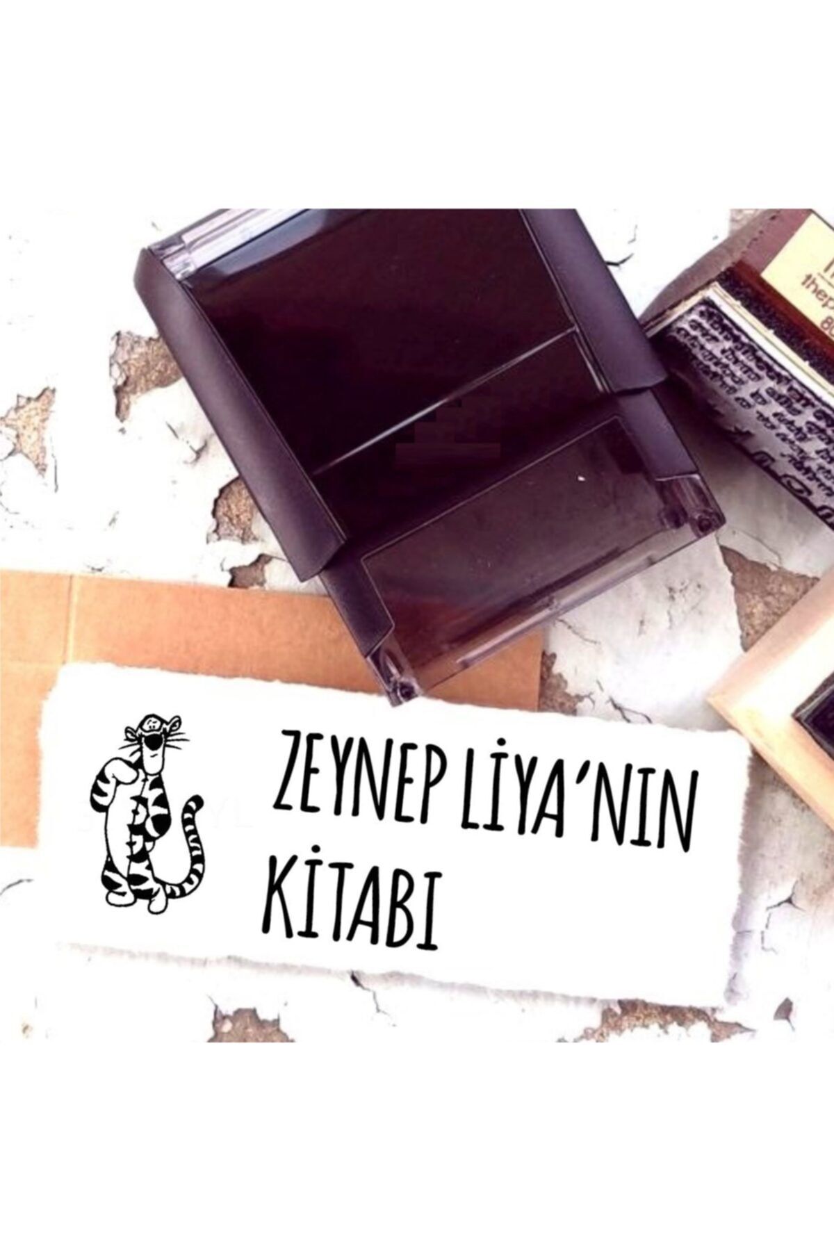 EHediyeci Tasarım Isim Yazılı Kitap Kaşesi -71