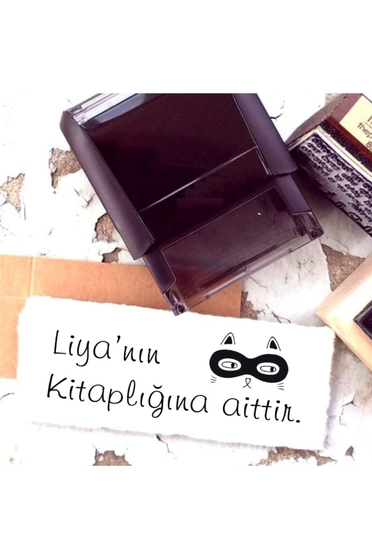 EHediyeci Tasarım Isim Yazılı Kitap Kaşesi -58