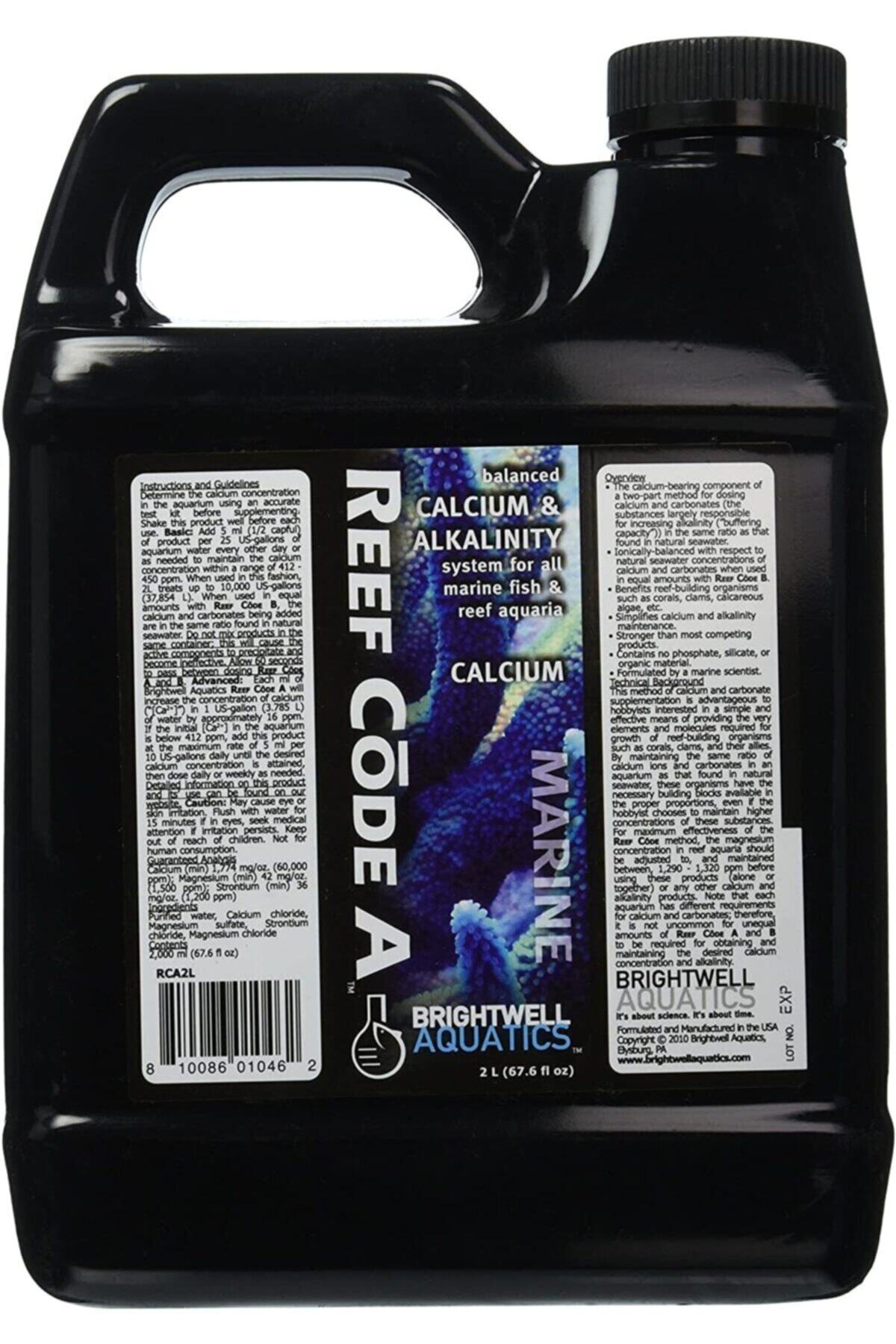 Brightwell Aquatics Brightwell Reef Code A (part 1) - Kompenantlı Balling Çözeltisi 2 Lt