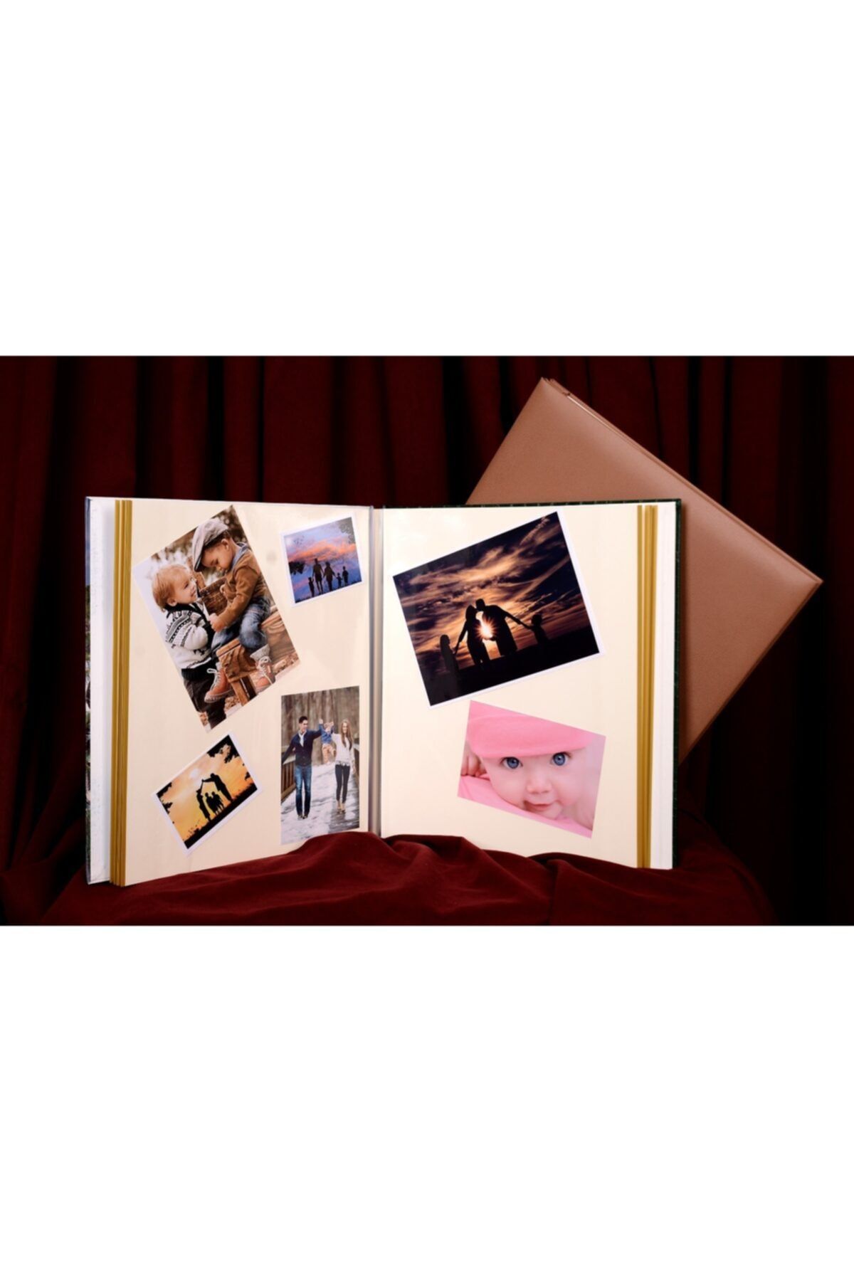 güneş fotoğrafçılık 15 Sayfa Toplam 30 Yaprak Manyetik Yapışkanlı Fotoğraf Albümü