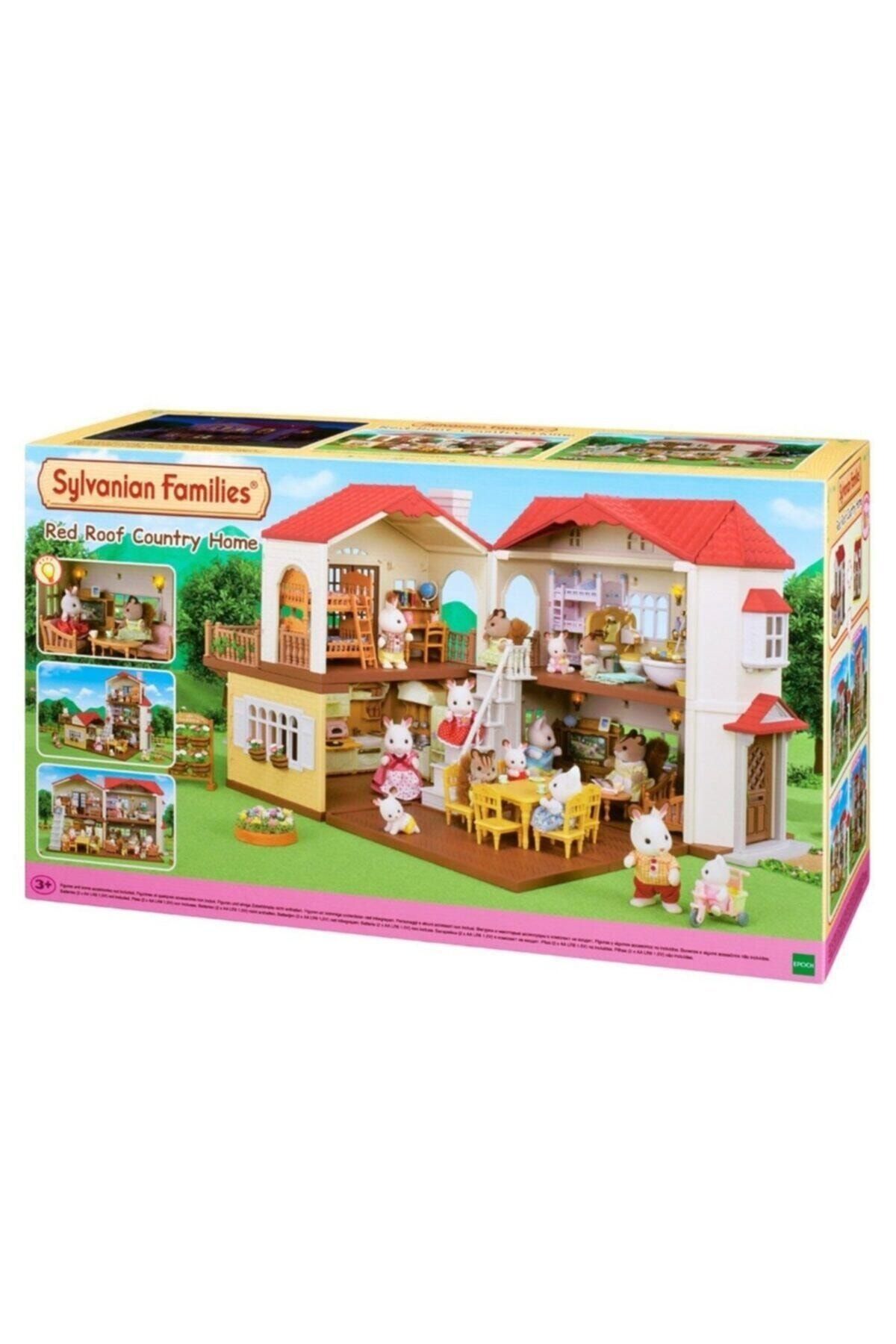 SYLVANIAN FAMILIES Kırmızı Çatılı Işıklı Şehir Evi 5302