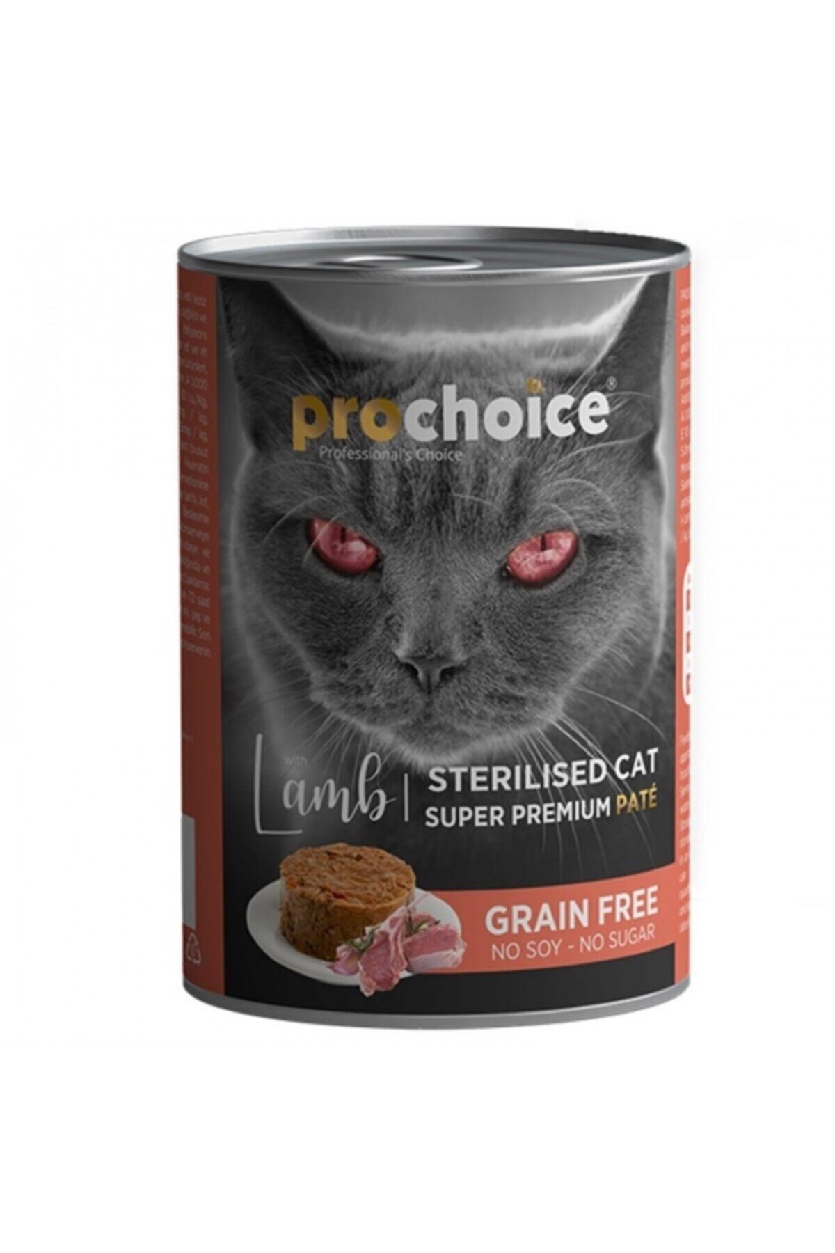 PROCHOİSE Pro Choice Sterilised Kuzulu Kısırlaştırılmış Kedi Konservesi 400 Gr