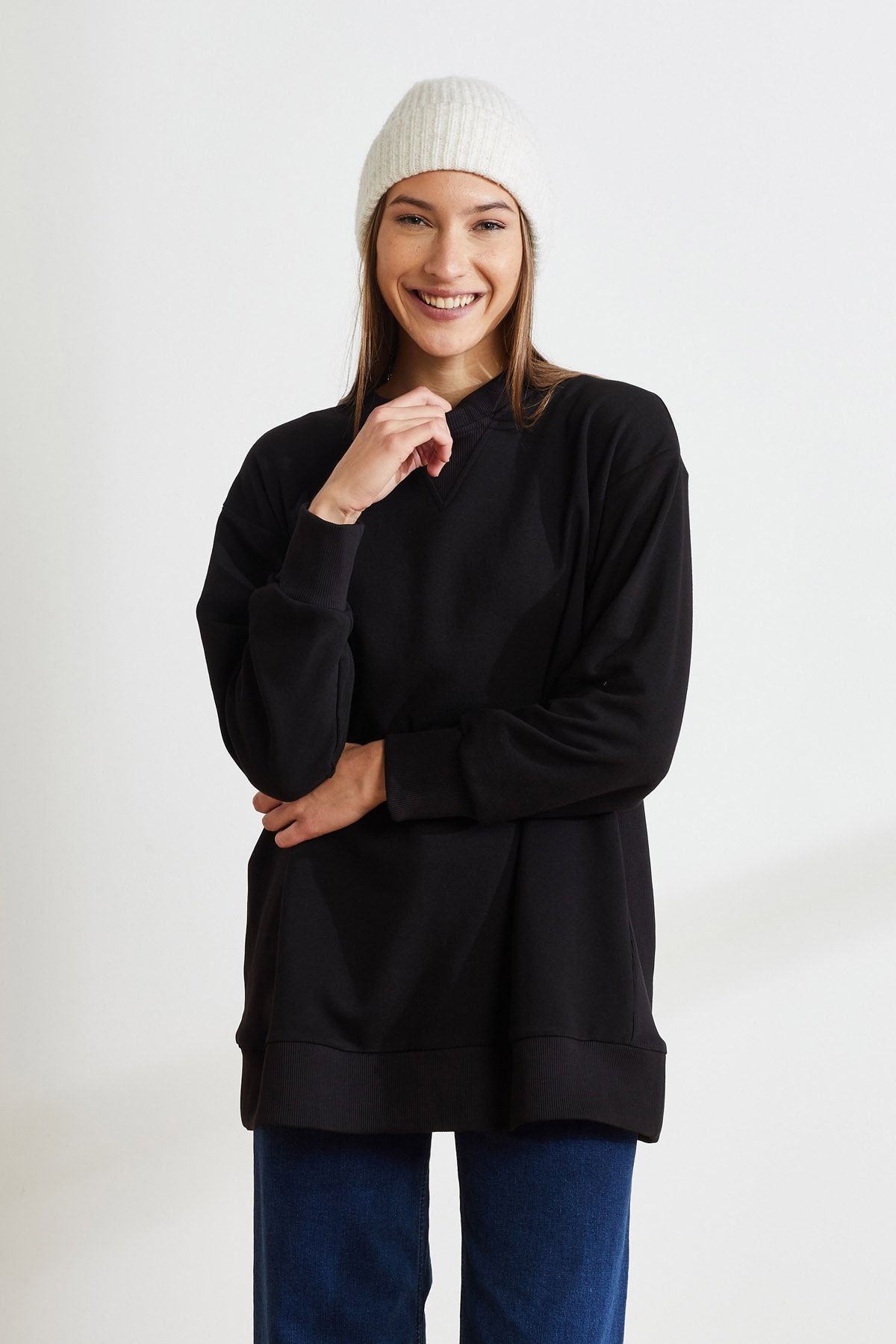 TERZİ DÜKKANI Sweatshirt Siyah