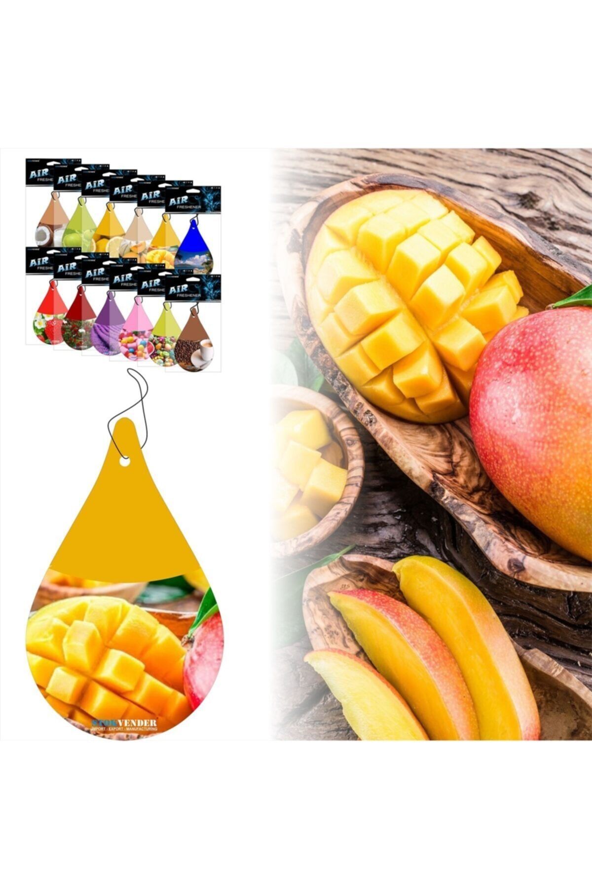 AkhanTuning Mango Askılı Wc Dolap Araç Wc Kokusu 24 Adet