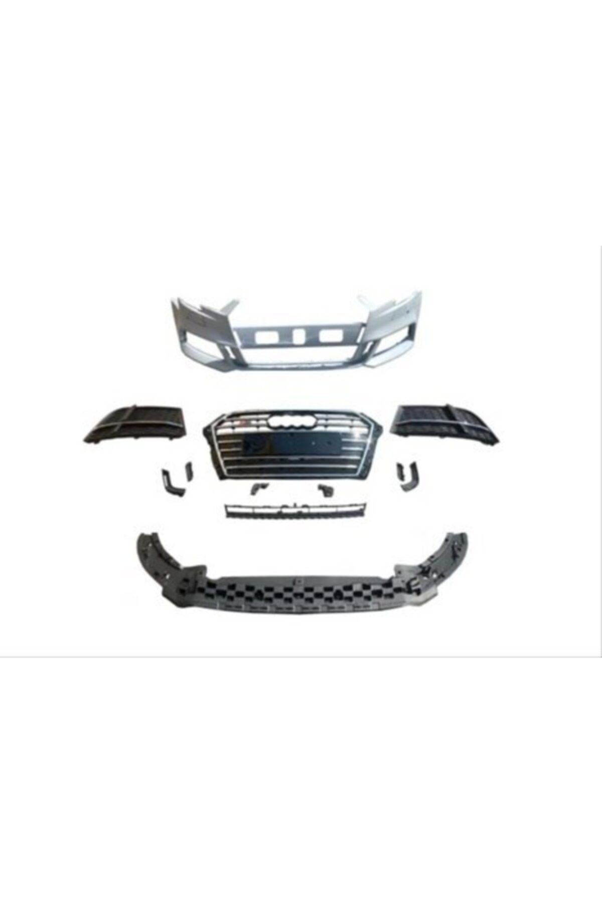 BoostZone Audi A3 2016-2020 S3 Uyumlu  Ön Tampon Panjur Seti (sedan)