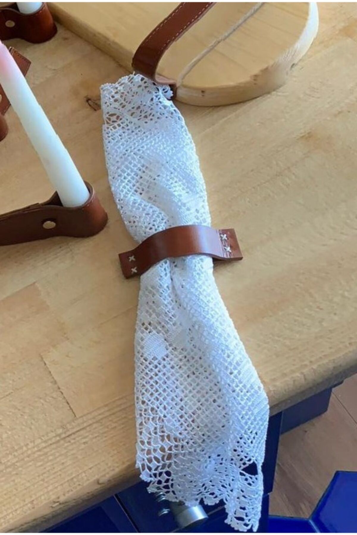 FOURDERRY Deri Peçetelik Taba