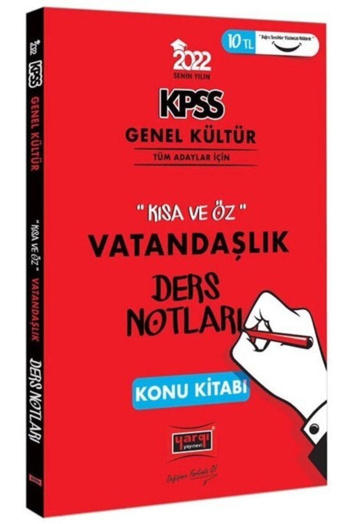 Yargı Yayınları Yargı 2022 Kpss Vatandaşlık Kısa Ve Öz Ders Notları Konu Kitabı