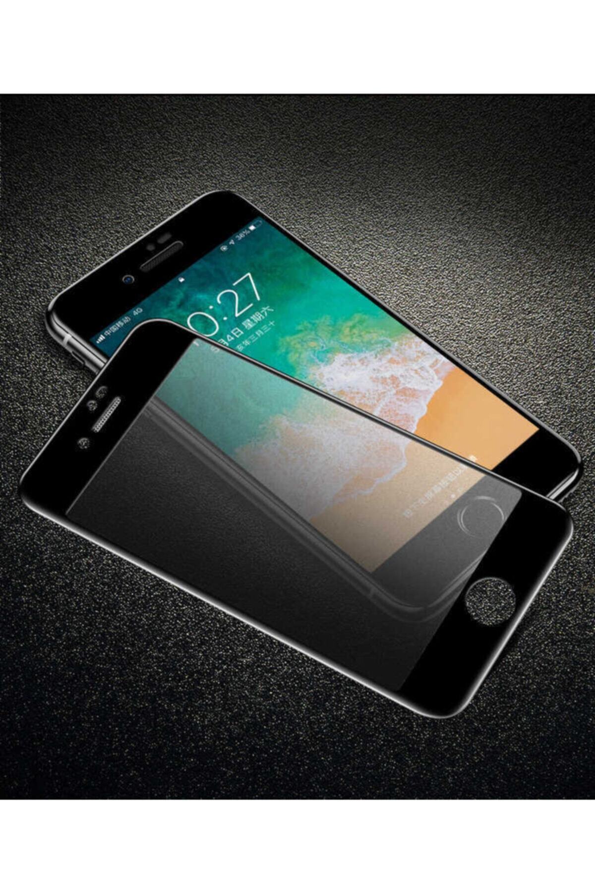 Fibaks Iphone 7 Plus Uyumlu Anti-dust Mat Privacy Temperli Ekran Koruyucu
