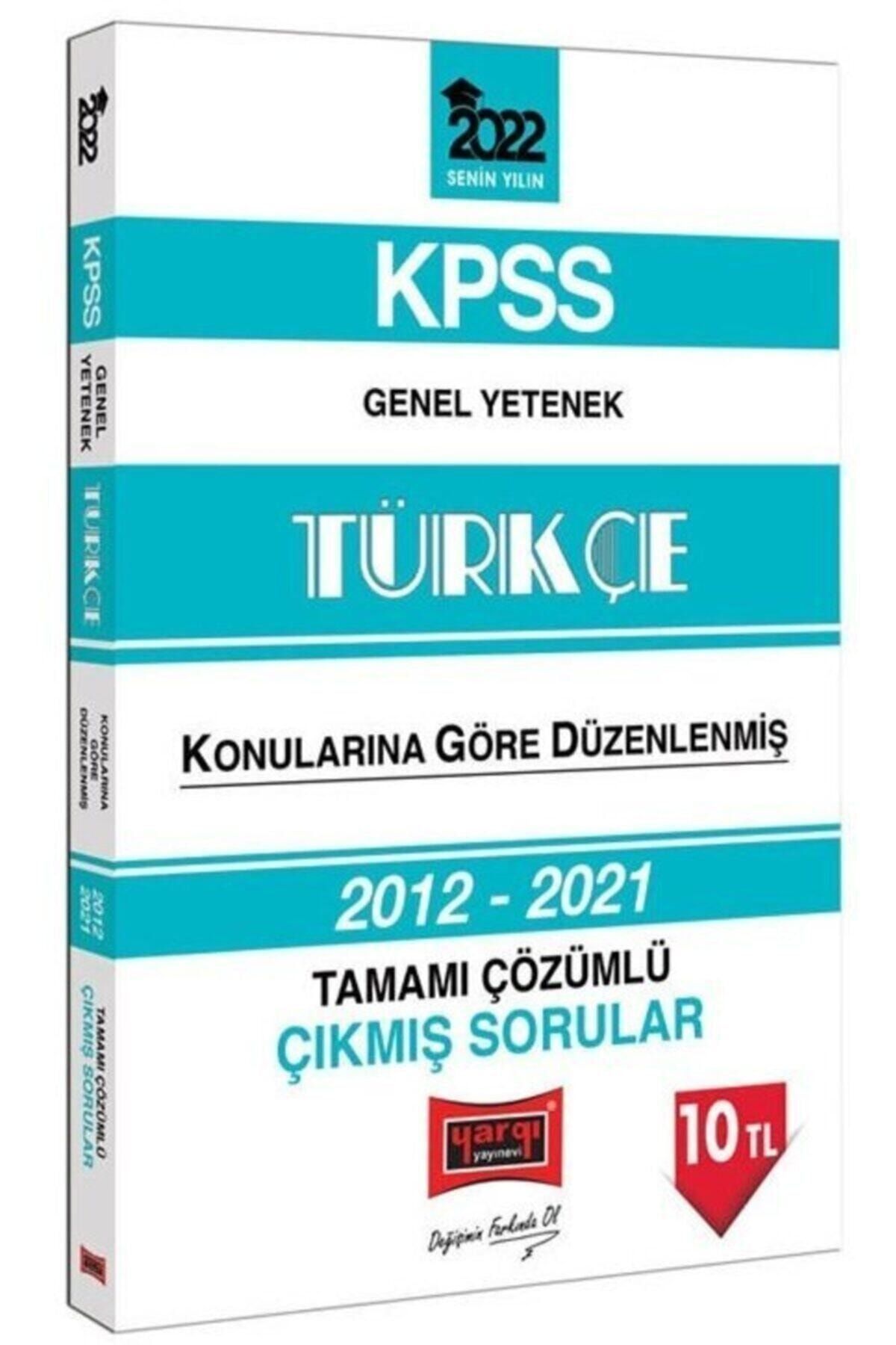 Yargı Yayınları Yargı 2022 Kpss Türkçe Çıkmış Sorular Konularına Göre Çözümlü