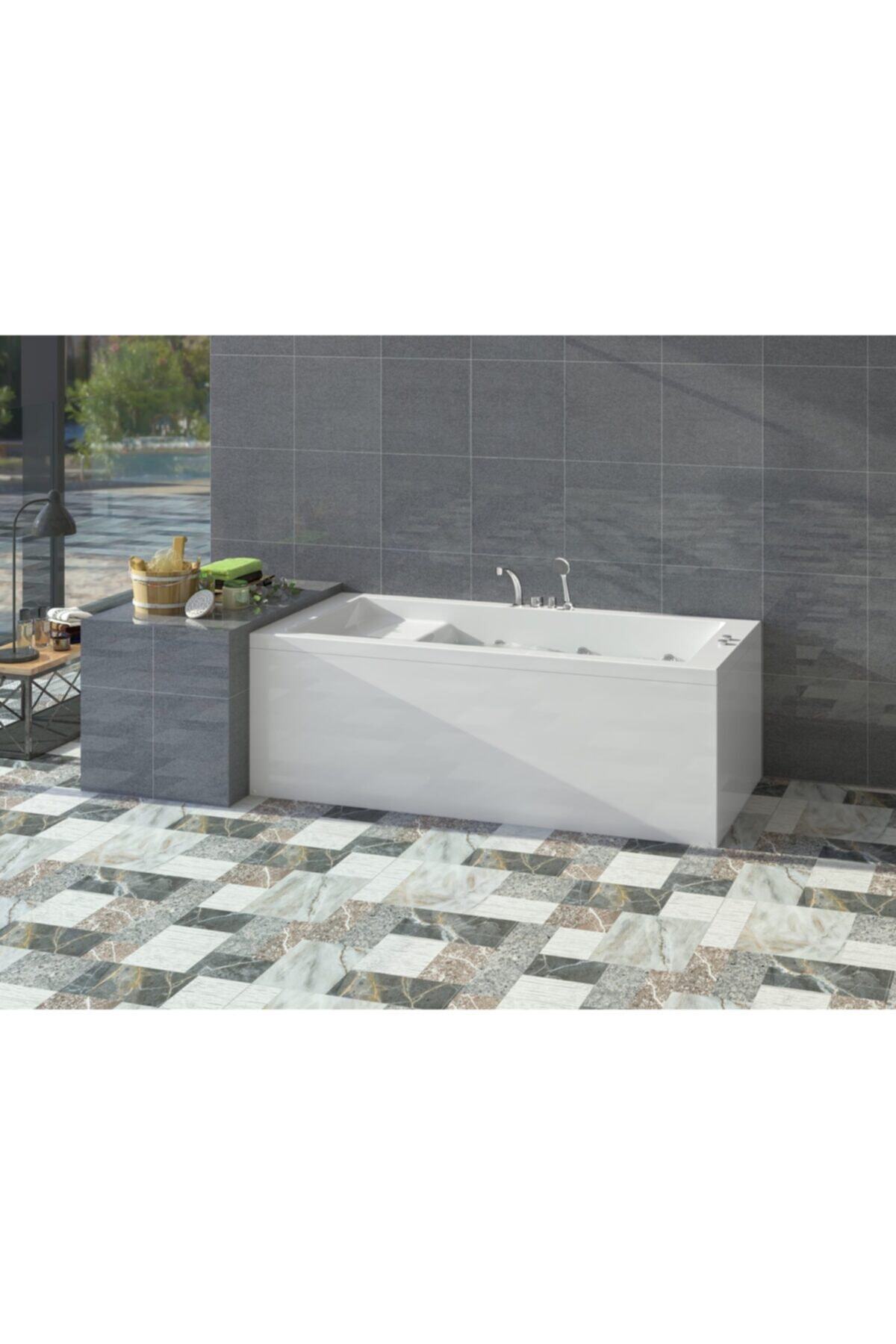 Stina Lucida 70x110x55 Oturmalı Dikdörtgen Küvet Hidro Masaj Sistemi