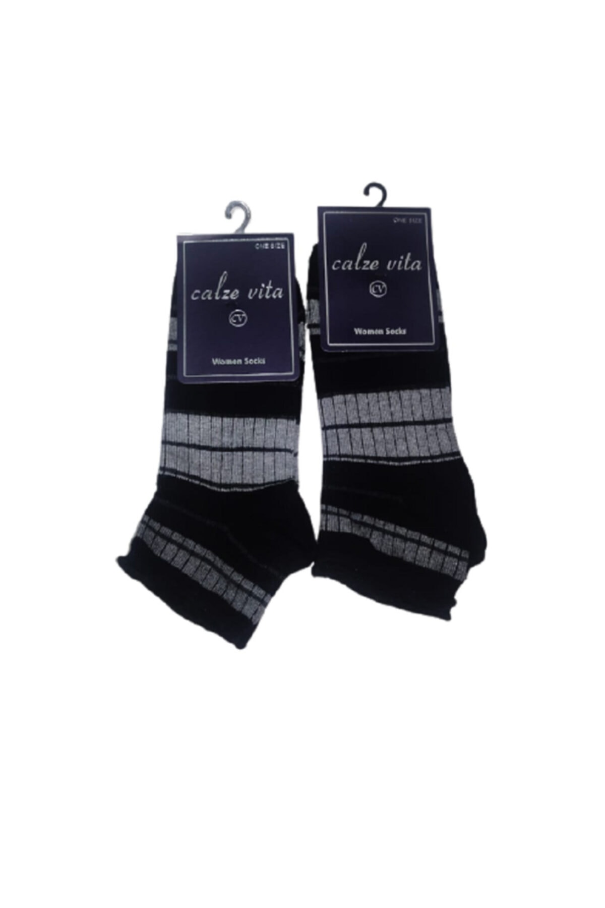 Calze Vita Kadın Desenli Patik Çorap