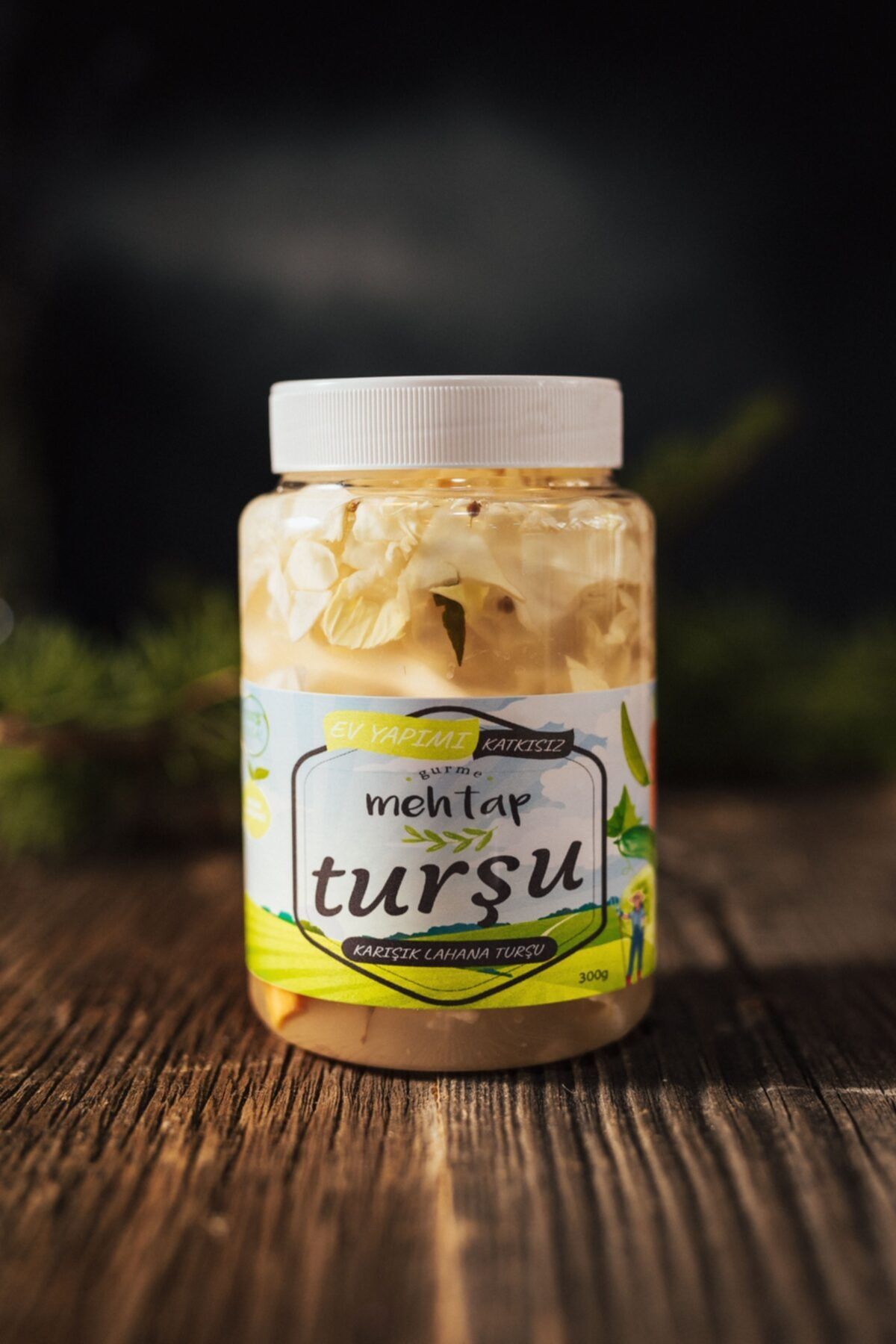 Mehtap Gurme Ev Yapımı Karışık Lahana Turşusu 300g