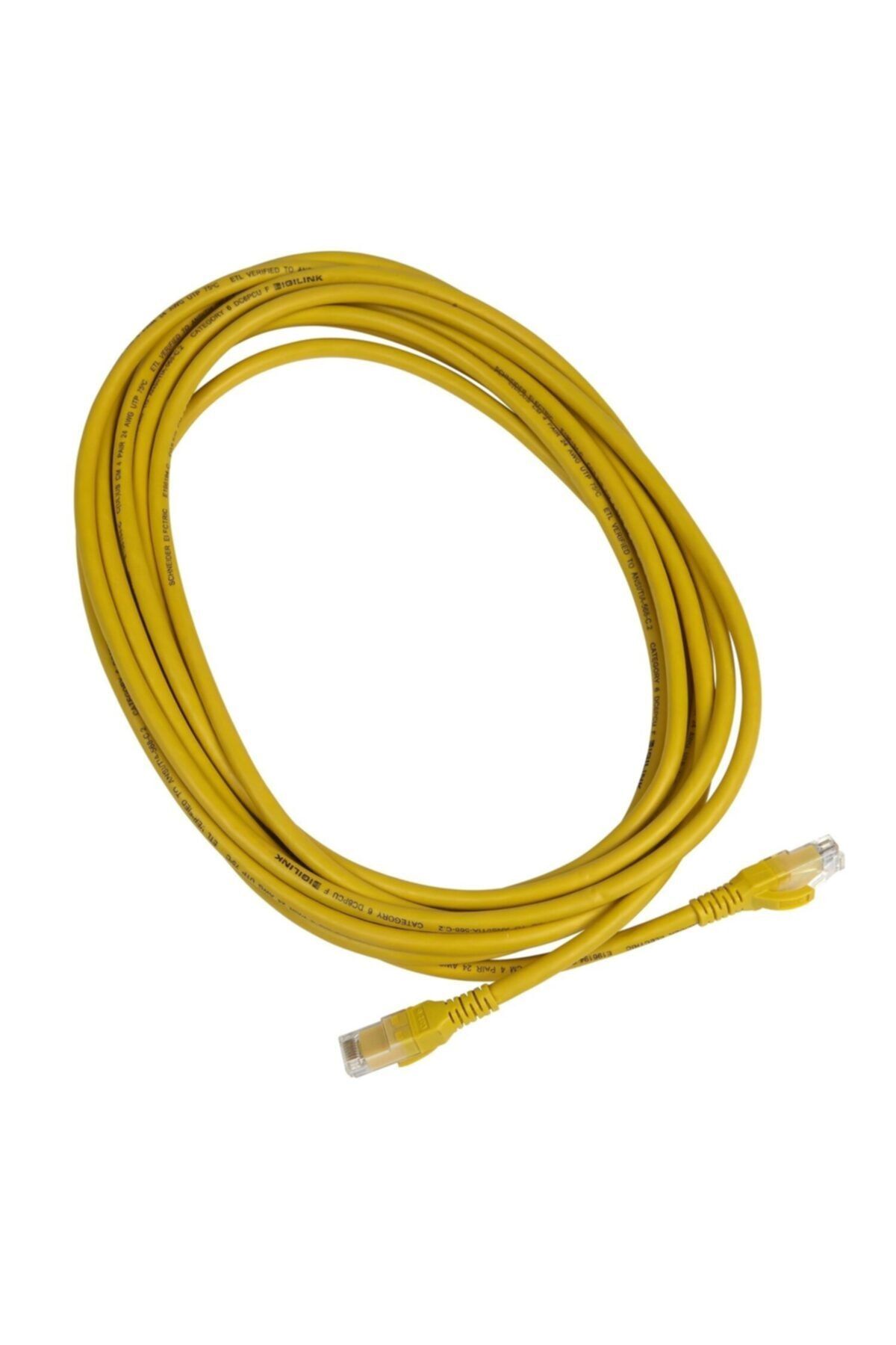 SCHNEIDER Dıgılınk Cat 6 Utp Patch Cord 5m Yellow / 3 Lü Set