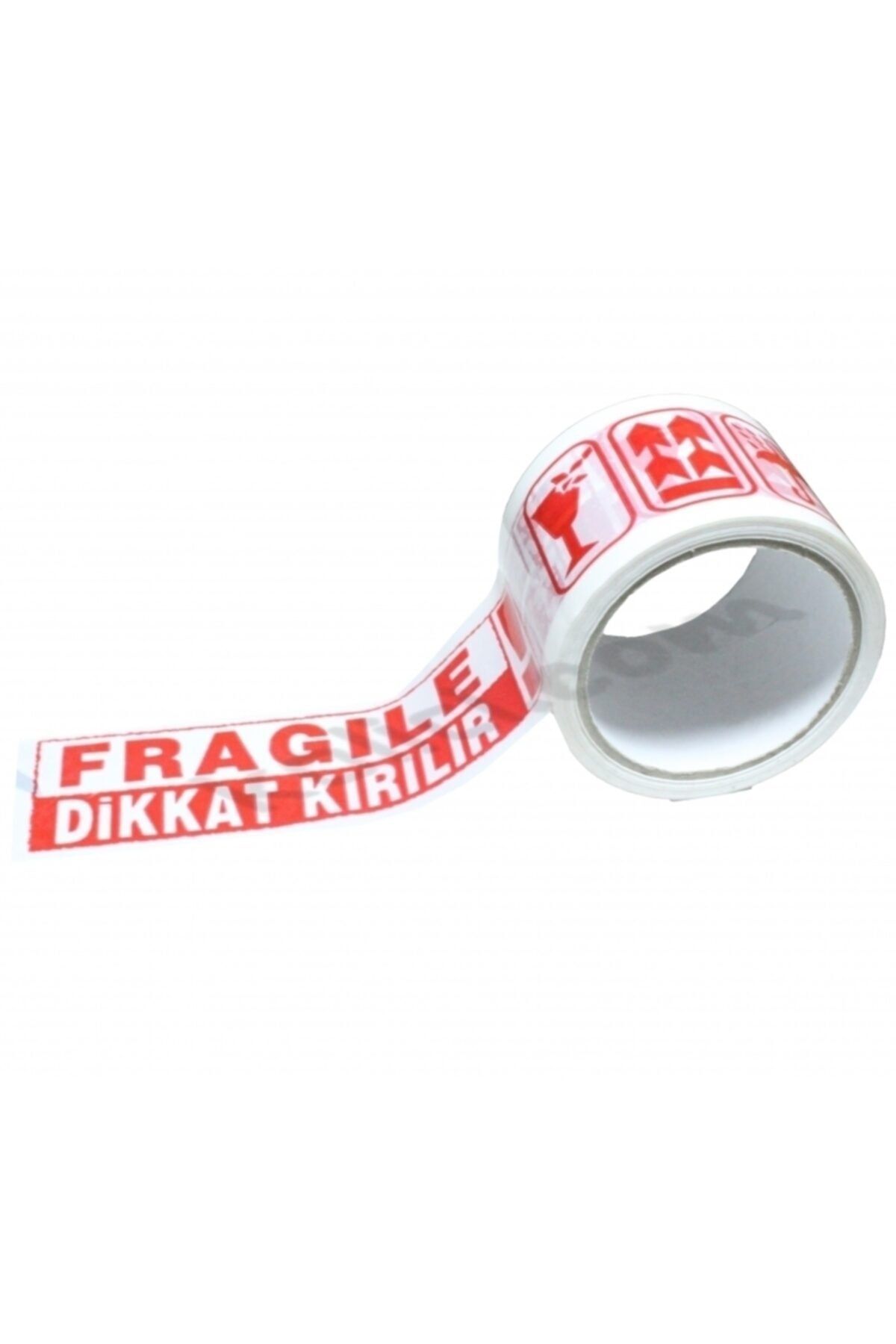 Kolicim 70x40 Dikkat Kırılır Uyarı Baskılı Koli Bantı (1 Adet)