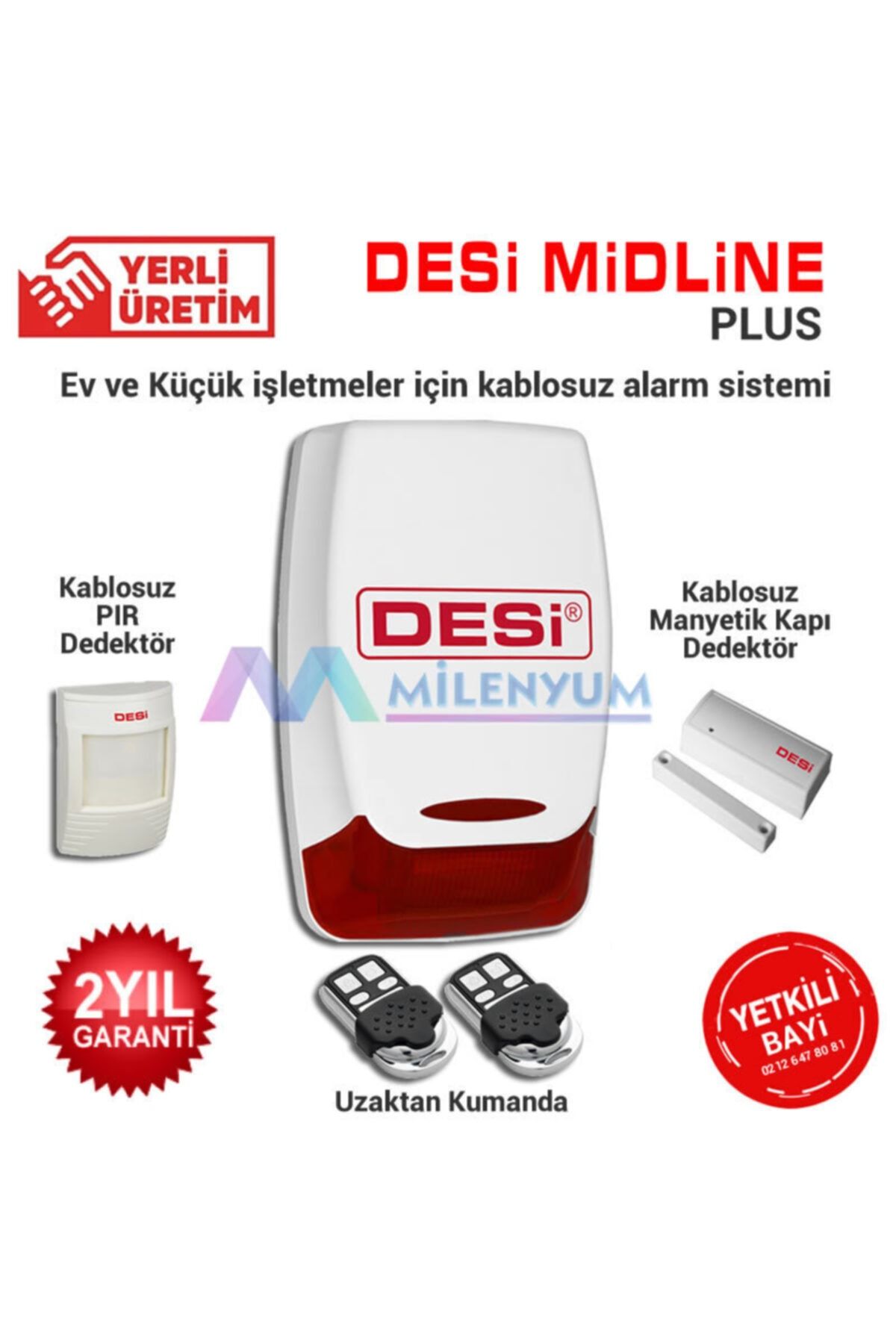 Desi Alarm Desi Hırsız Alarmı Desi Midline Plus Hırsız Alarmı Sistemi Ds-0007