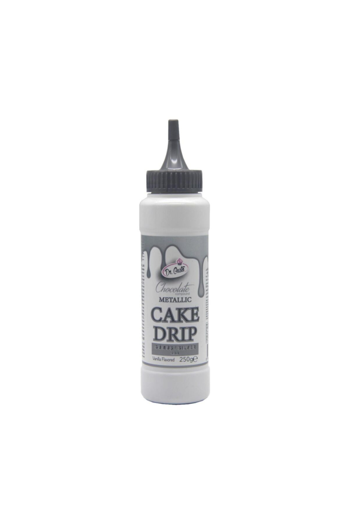 Dr. Gusto Dr.gusto Metalik Gümüş Cake Drip 250 Gr