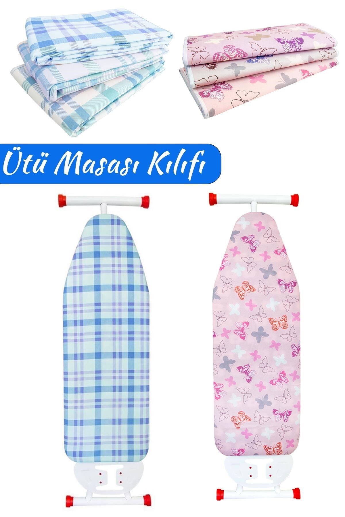 MaoMao Koruyucu Ütü Masası Örtüsü Desenli Ütü Masası Kılıfı
