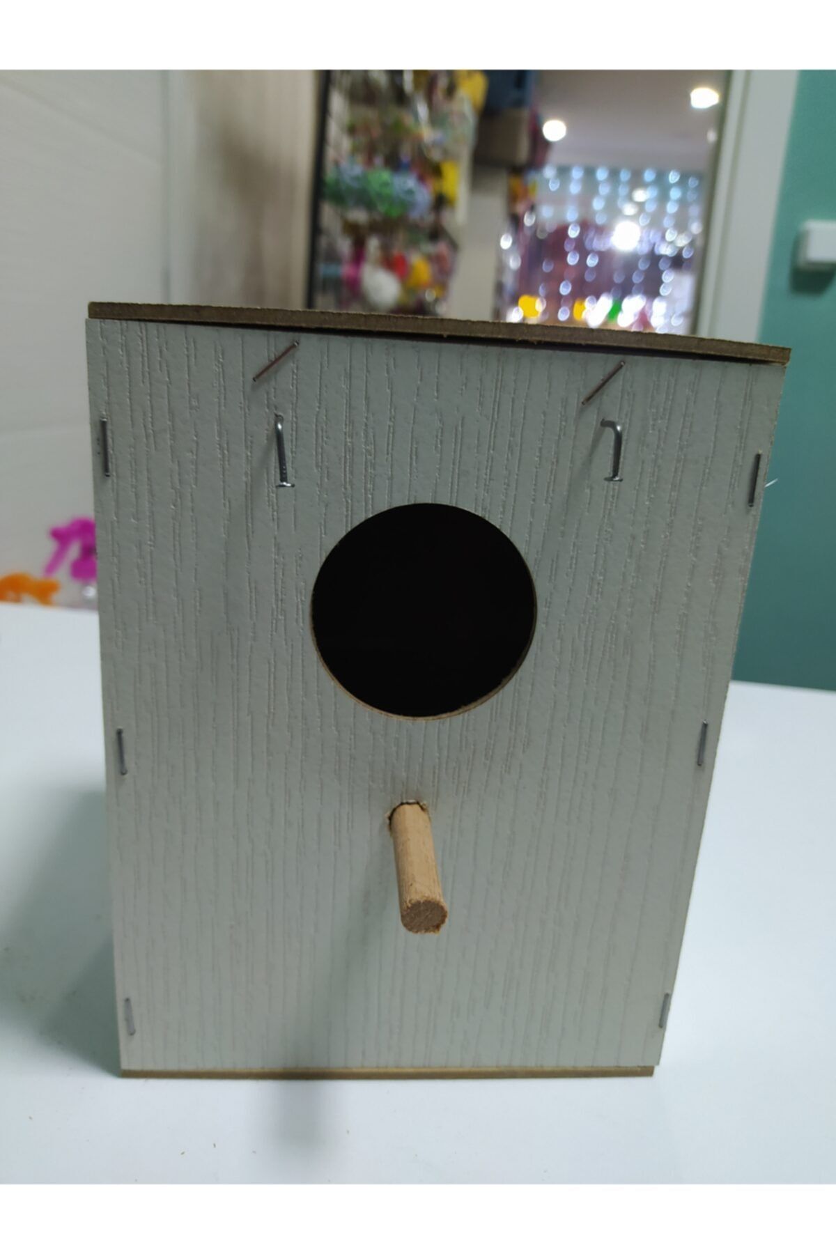 pet Ahşap Muhabbet Kuşu Yuvalığı