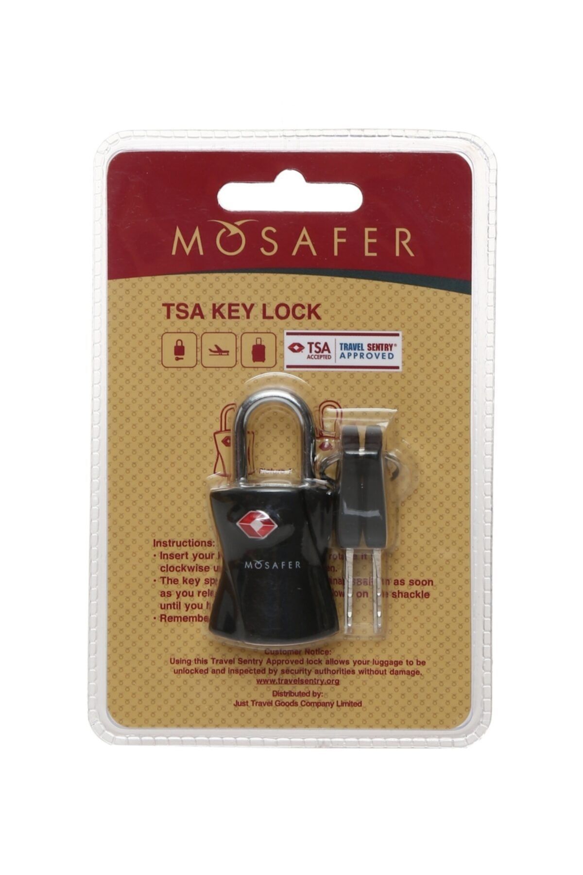 Mosafer Siyah Anahtarlı Seyahat Aksesuarı