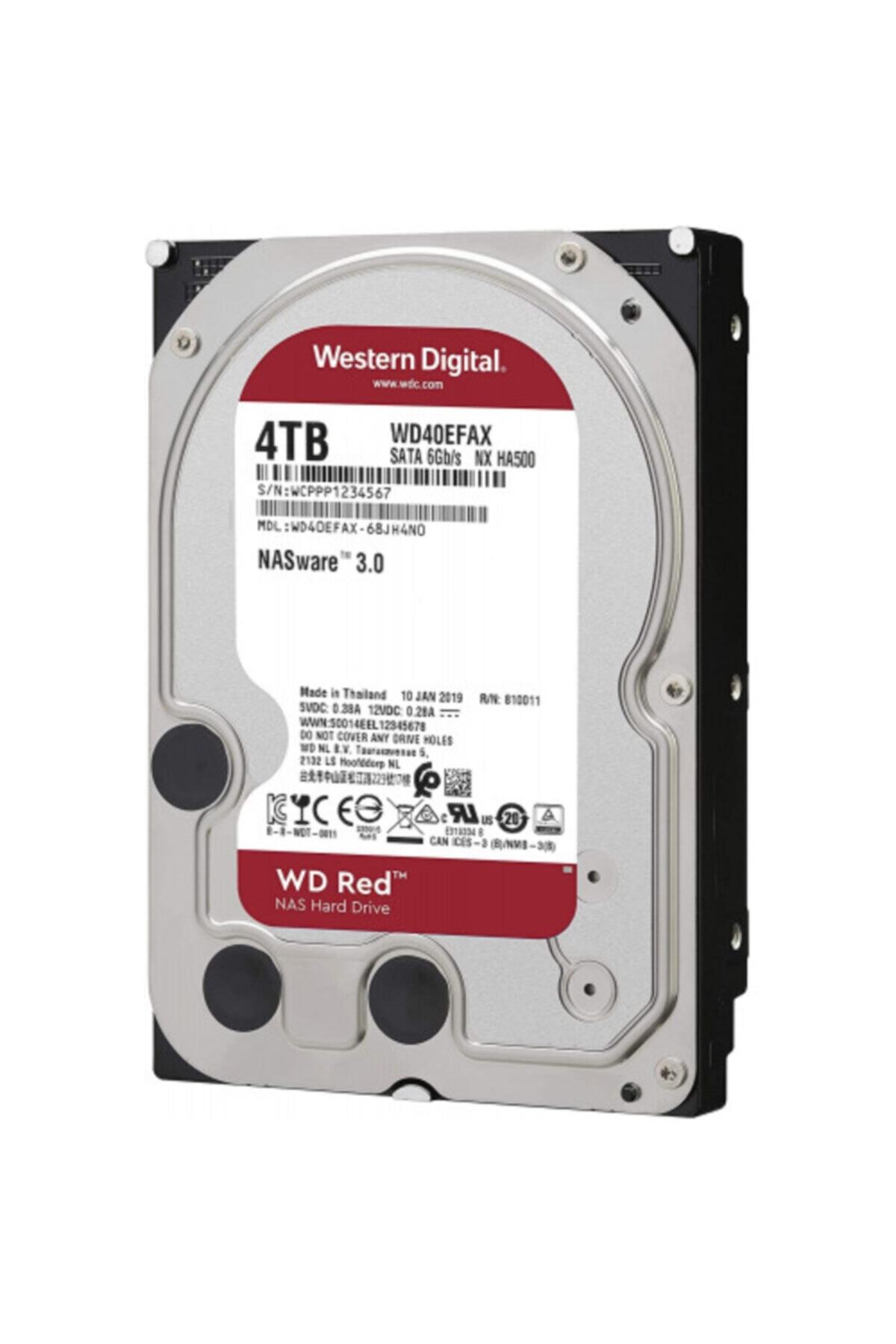 WESTERN DIGITAL Wd Red Wd40efax 3,5" 4tb, 256mb, 5400 Rpm, 7/24-nas-server Hdd