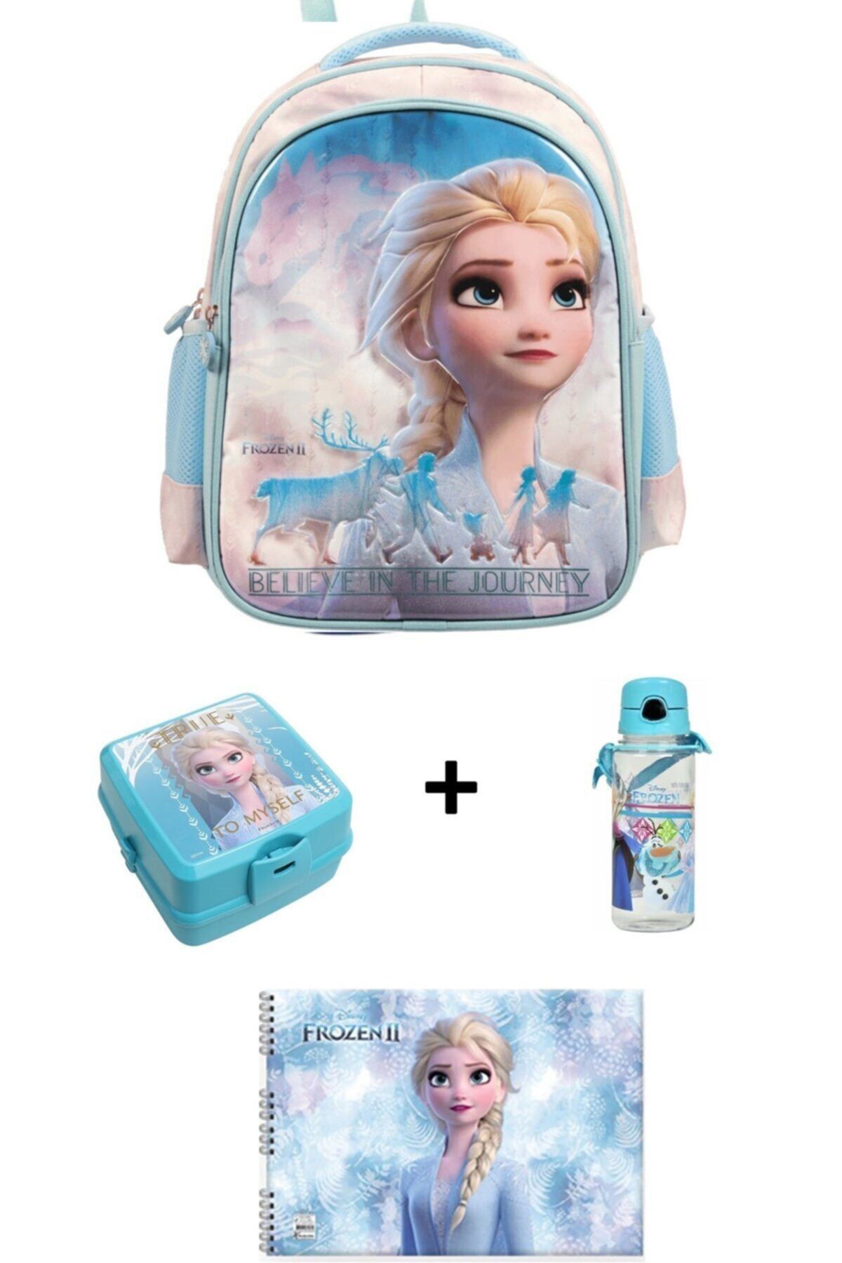 Frozen 2 Ilkokul Çantası Loft Pınk Journey 4 Lü Set