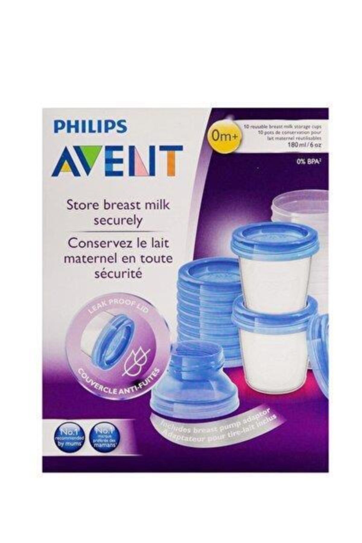 Philips Avent Scf618/10 10 Luu Süt Saklama Kapları
